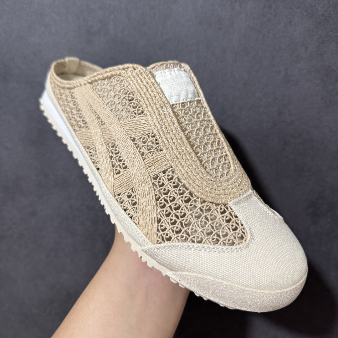 图片[3]-【公司级】亚瑟士 /Onitsuka Tiger鬼冢虎 MEXICO 66 SABOT 网面透气 新款舒适一脚蹬男女运动休闲鞋 货号：1183C123-250 尺码：36/45-选品中心