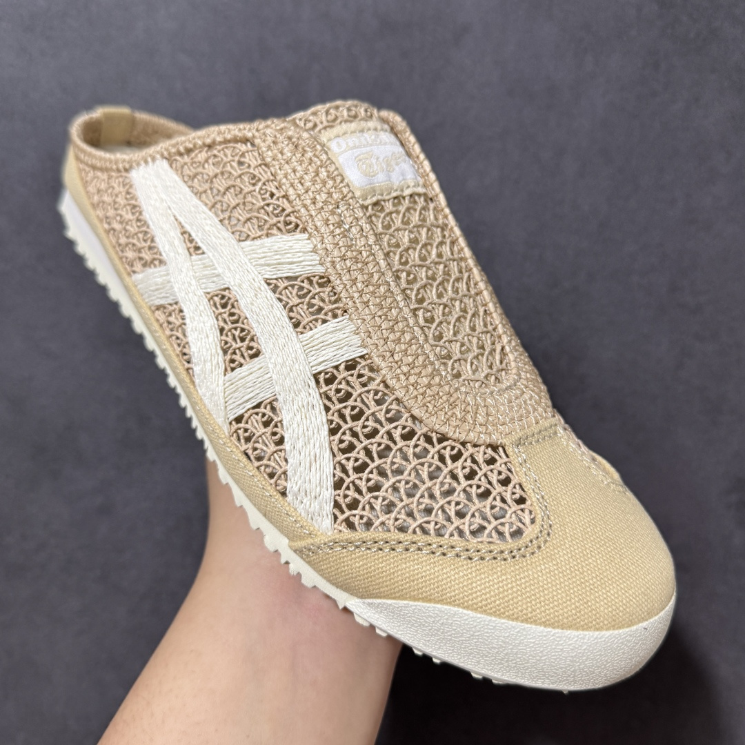 图片[3]-【公司级】亚瑟士 /Onitsuka Tiger鬼冢虎 MEXICO 66 SABOT 网面透气 新款舒适一脚蹬男女运动休闲鞋 货号：1183C123-254 尺码：36/45-选品中心