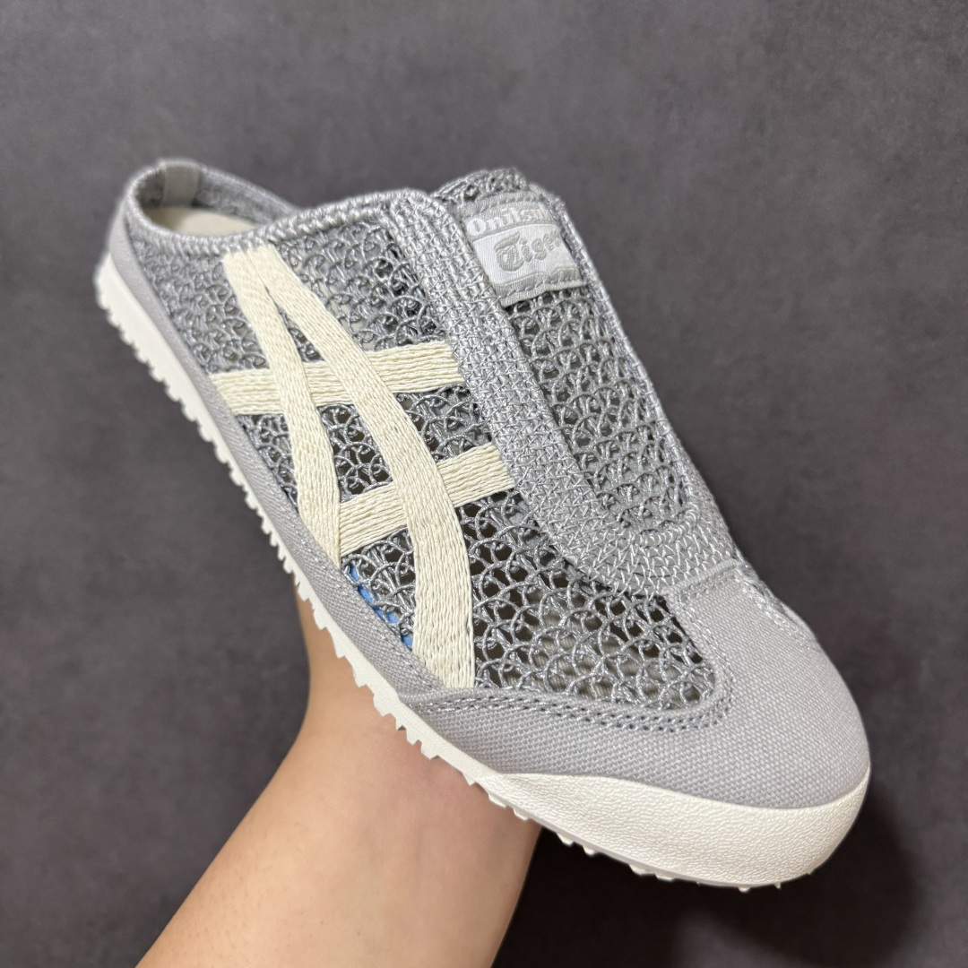 图片[3]-【公司级】亚瑟士 /Onitsuka Tiger鬼冢虎 MEXICO 66 SABOT 网面透气 新款舒适一脚蹬男女运动休闲鞋 货号：1183A707-020 尺码：36/45-选品中心