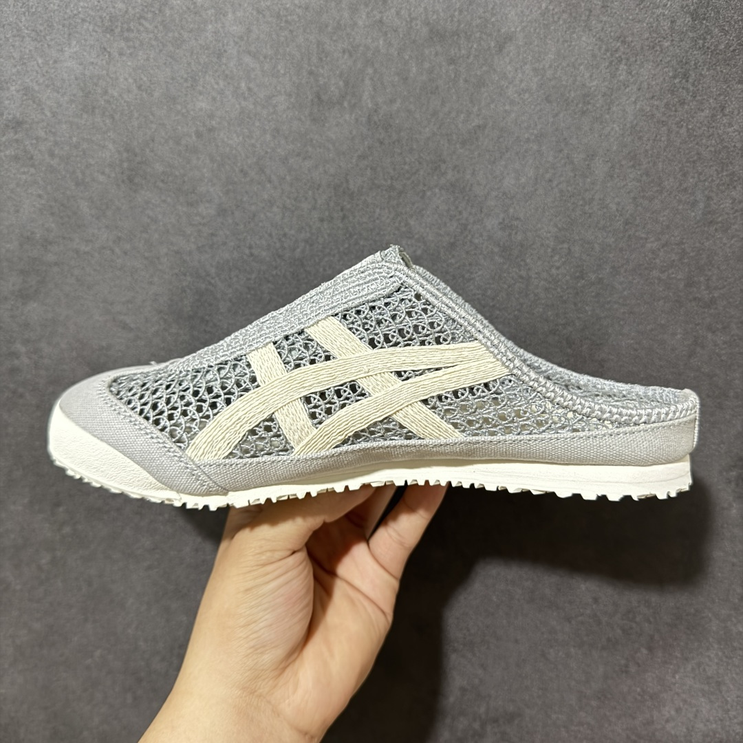 图片[2]-【公司级】亚瑟士 /Onitsuka Tiger鬼冢虎 MEXICO 66 SABOT 网面透气 新款舒适一脚蹬男女运动休闲鞋 货号：1183A707-020 尺码：36/45-选品中心