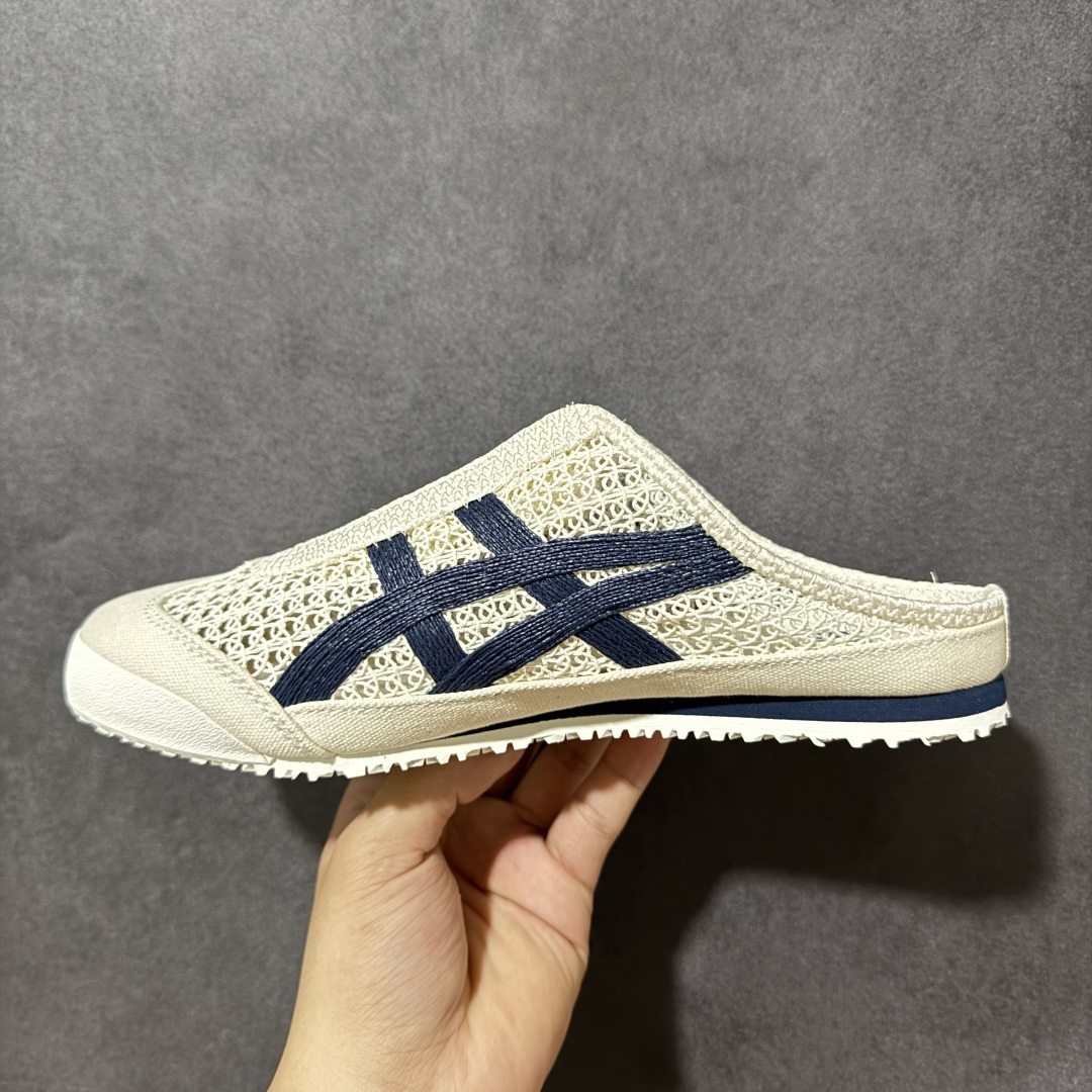 图片[2]-【公司级】亚瑟士 /Onitsuka Tiger鬼冢虎 MEXICO 66 SABOT 网面透气 新款舒适一脚蹬男女运动休闲鞋 货号：1183C123-200 尺码：36/45-选品中心