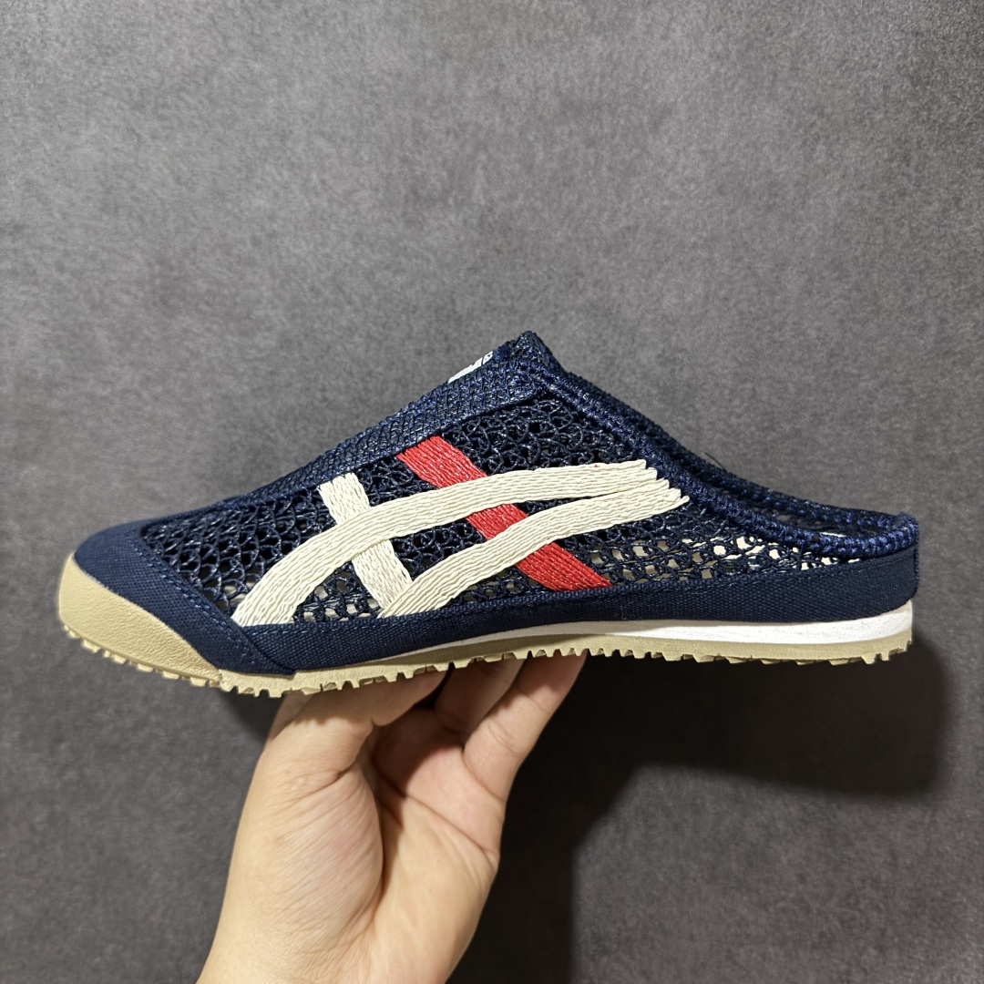 图片[2]-【公司级】亚瑟士 /Onitsuka Tiger鬼冢虎 MEXICO 66 SABOT 网面透气 新款舒适一脚蹬男女运动休闲鞋 货号：1183C123-400 尺码：36/45-选品中心