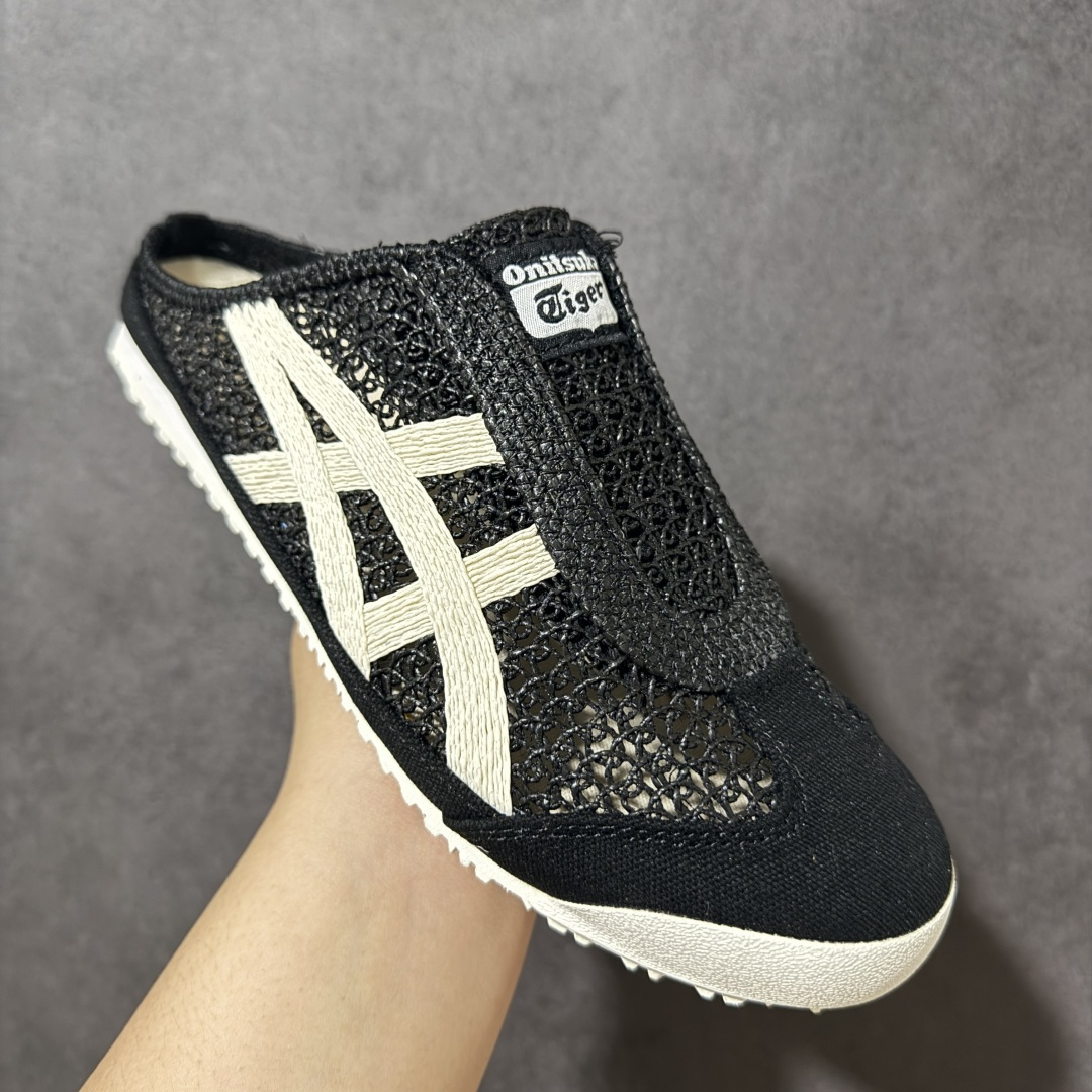 图片[3]-【公司级】亚瑟士 /Onitsuka Tiger鬼冢虎 MEXICO 66 SABOT 网面透气 新款舒适一脚蹬男女运动休闲鞋 货号：1183C123-001 尺码：36/45-选品中心