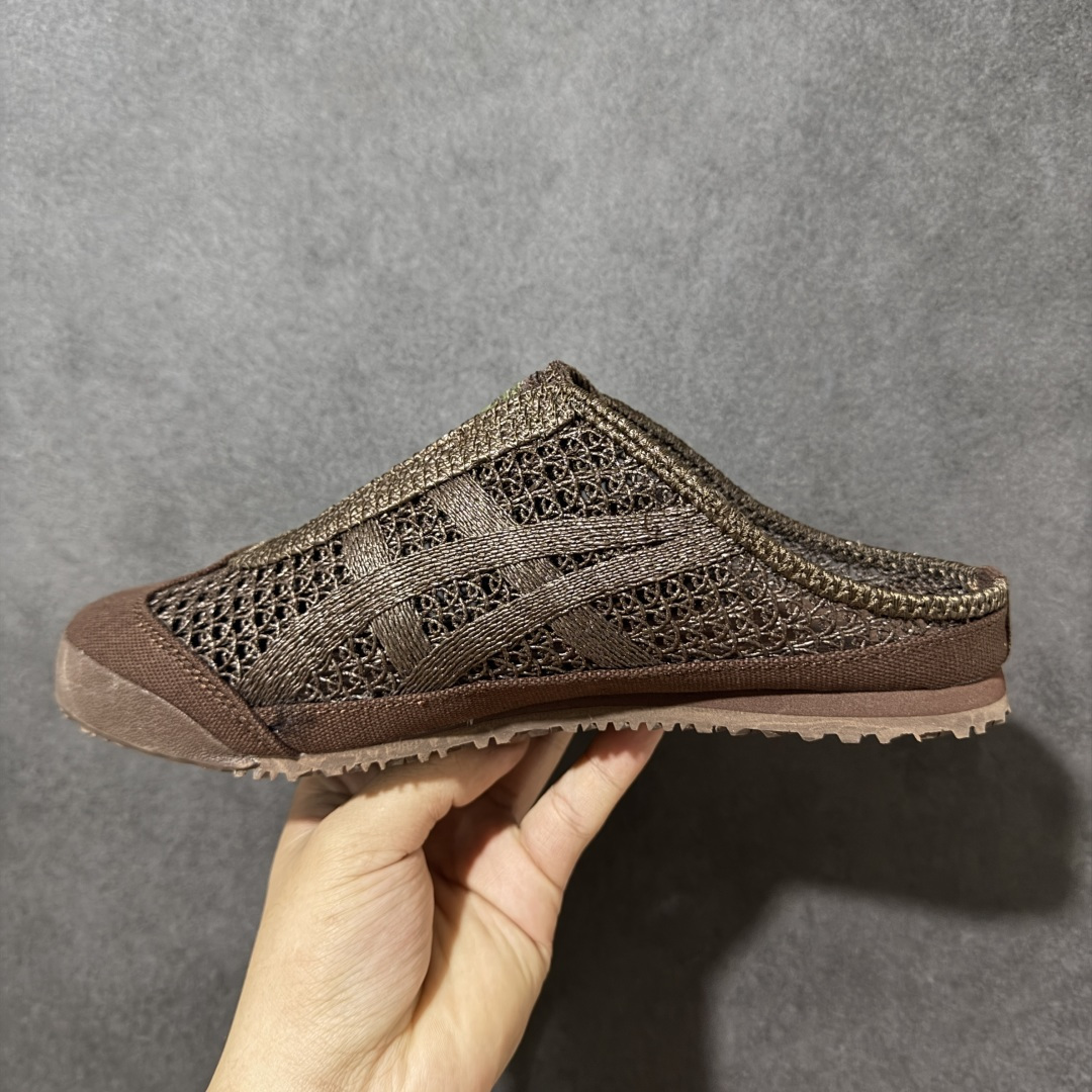 图片[2]-【公司级】亚瑟士 /Onitsuka Tiger鬼冢虎 MEXICO 66 SABOT 网面透气 新款舒适一脚蹬男女运动休闲鞋 货号：1183C123-202 尺码：36/45-选品中心