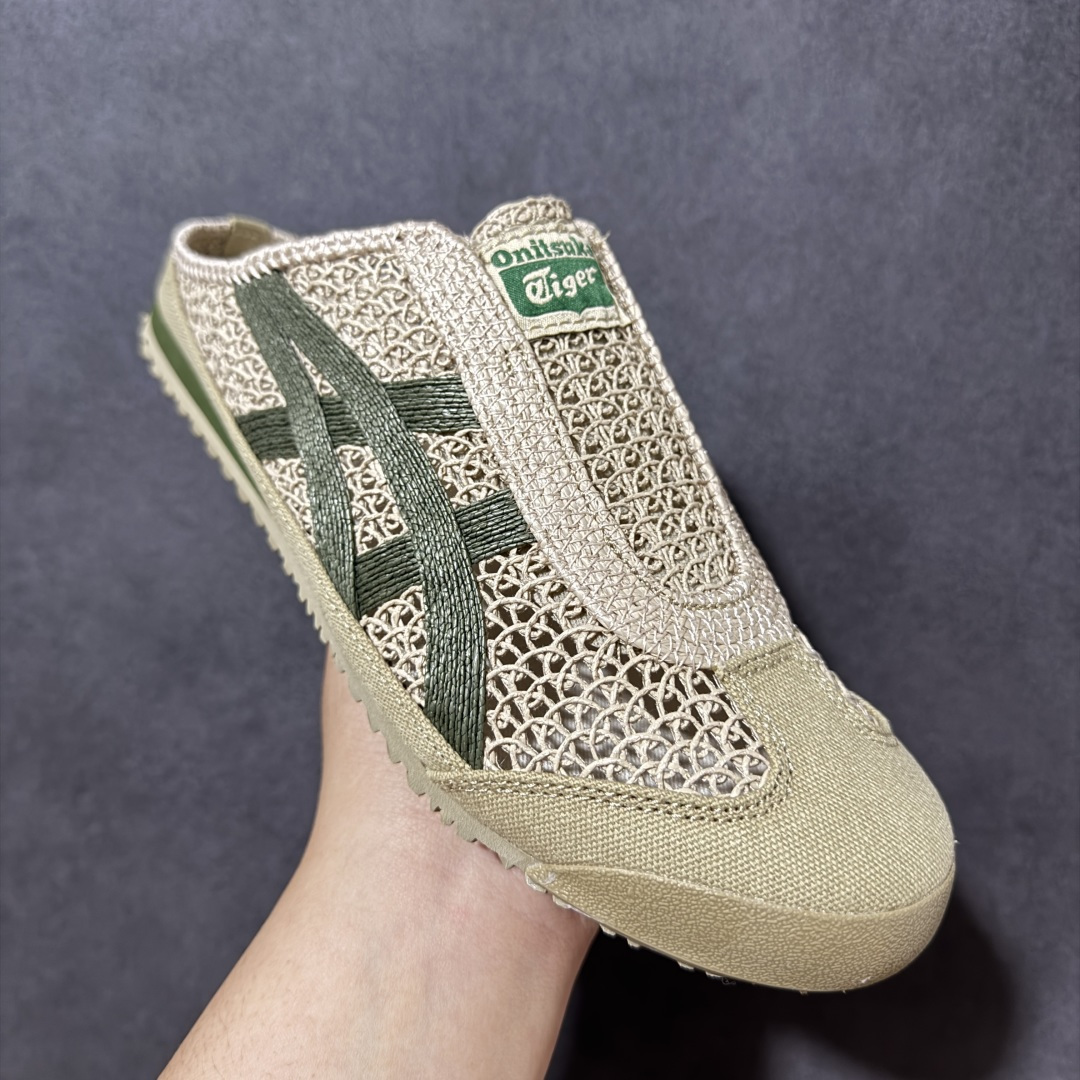 图片[3]-【公司级】亚瑟士 /Onitsuka Tiger鬼冢虎 MEXICO 66 SABOT 网面透气 新款舒适一脚蹬男女运动休闲鞋 货号：1183C123-252 尺码：36/45-选品中心