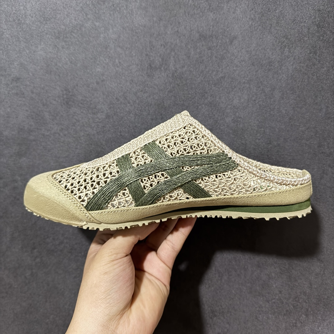 图片[2]-【公司级】亚瑟士 /Onitsuka Tiger鬼冢虎 MEXICO 66 SABOT 网面透气 新款舒适一脚蹬男女运动休闲鞋 货号：1183C123-252 尺码：36/45-选品中心