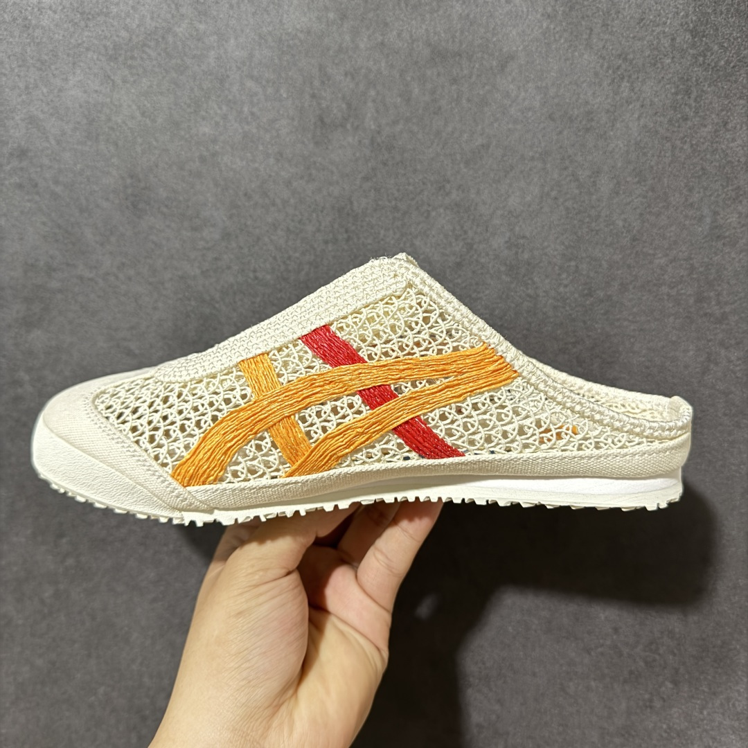 图片[2]-【公司级】亚瑟士 /Onitsuka Tiger鬼冢虎 MEXICO 66 SABOT 网面透气 新款舒适一脚蹬男女运动休闲鞋 货号：1183A707-106 尺码：36/45-选品中心