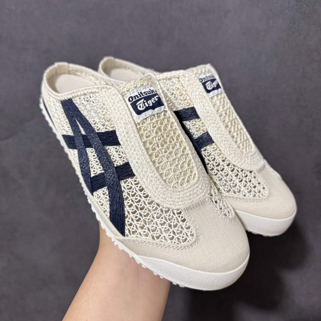 图片[8]-【公司级】亚瑟士 /Onitsuka Tiger鬼冢虎 MEXICO 66 SABOT 网面透气 新款舒适一脚蹬男女运动休闲鞋 尺码：36/45-选品中心