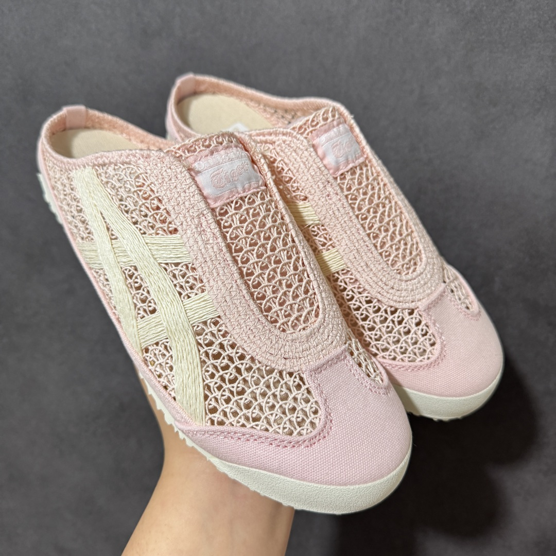 图片[3]-【公司级】亚瑟士 /Onitsuka Tiger鬼冢虎 MEXICO 66 SABOT 网面透气 新款舒适一脚蹬男女运动休闲鞋 尺码：36/45-选品中心