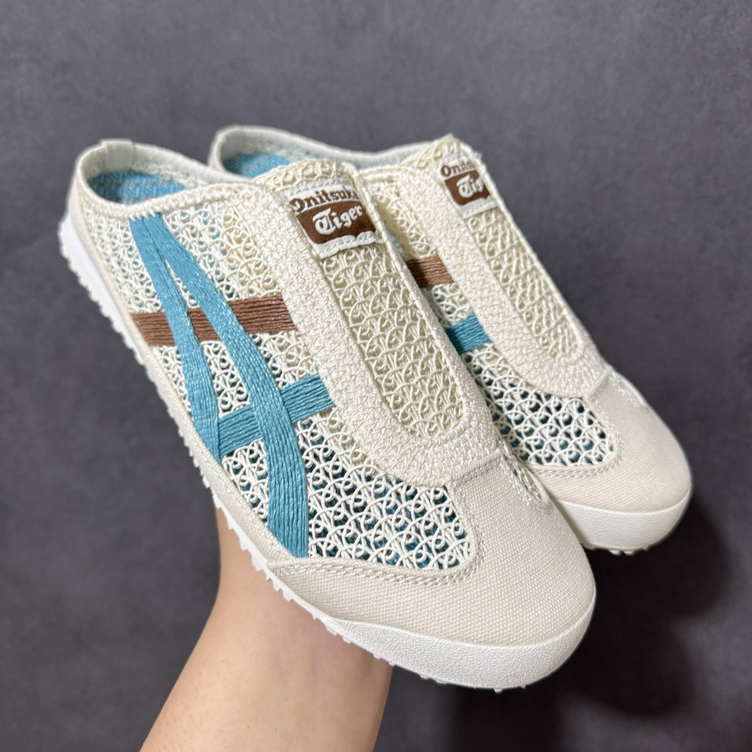 图片[14]-【公司级】亚瑟士 /Onitsuka Tiger鬼冢虎 MEXICO 66 SABOT 网面透气 新款舒适一脚蹬男女运动休闲鞋 尺码：36/45-选品中心