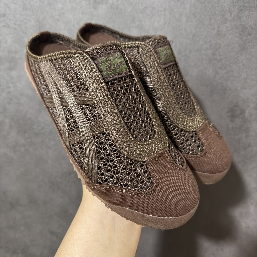 图片[5]-【公司级】亚瑟士 /Onitsuka Tiger鬼冢虎 MEXICO 66 SABOT 网面透气 新款舒适一脚蹬男女运动休闲鞋 尺码：36/45-选品中心