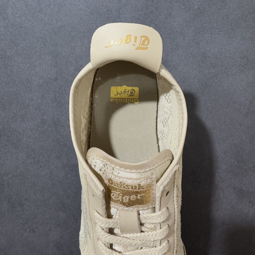 图片[6]-【公司级】Onitsuka Tiger Mexico 66 阿斯克斯 鬼塚虎 低帮 米色 鞋织物蕾丝网面时尚百搭低邦轻巧芭蕾舞单鞋 这款鞋由皮革制成，具有鞋跟交叉加固设计，可提供更高的稳定性和全天舒适感，是都市生活，工作和娱乐的理想之选。凭借其传统外观和标志性的设计效果，Mexicof 66型号为任何休闲装增添了永恒的风格。鬼冢虎在全球范围内收到热烈追捧，旗下的Mexicoh 66系列，既舒适又时尚，让人无法抗拒。 货号：1183C563-250 尺码：36-44-选品中心