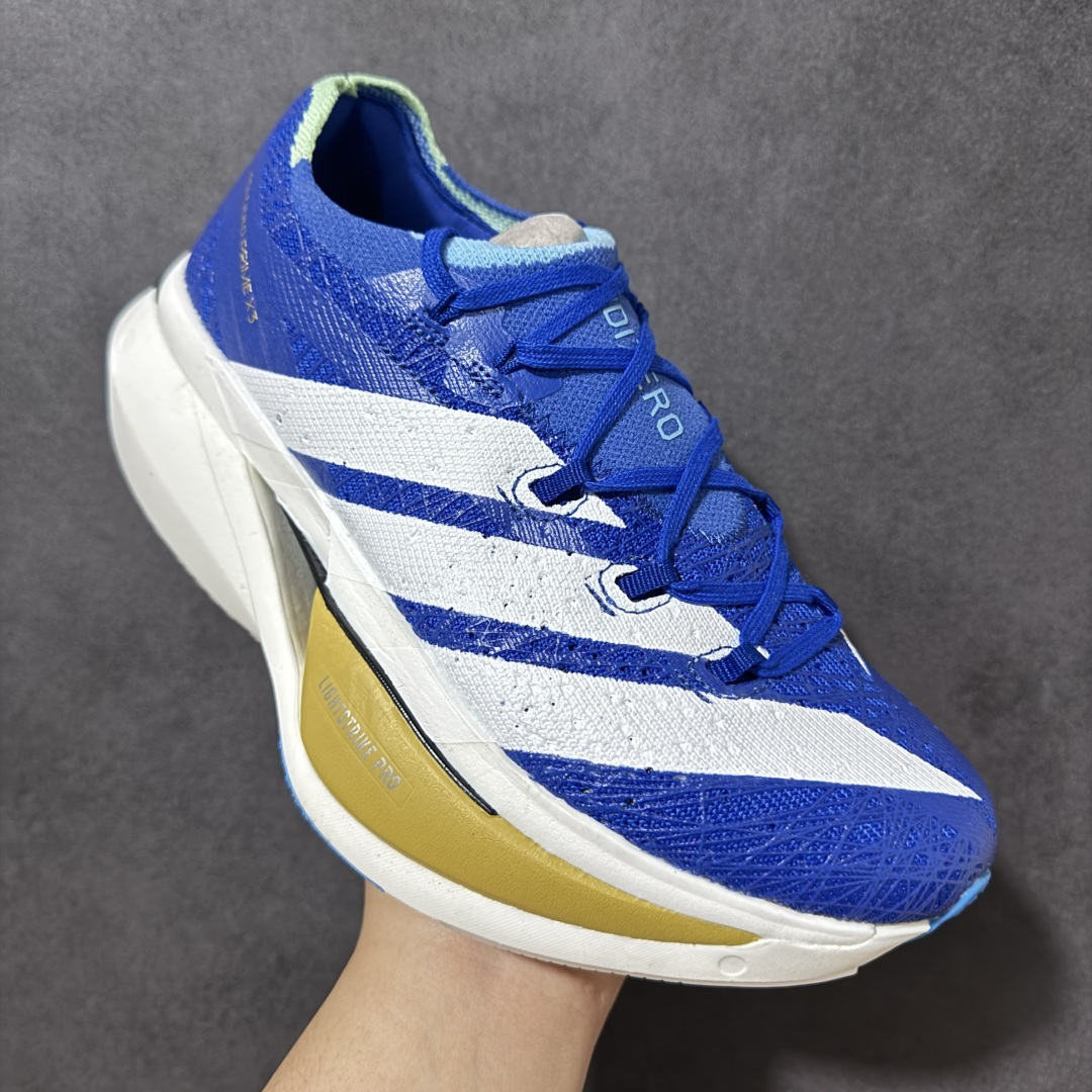 图片[3]-【公司级】adidas DAIZERO PRIME X3 STRUNG舒适防滑耐磨 低帮 长跑短跑跑步鞋 阿迪跑鞋 货号：JQ0614 尺码：36-45-选品中心