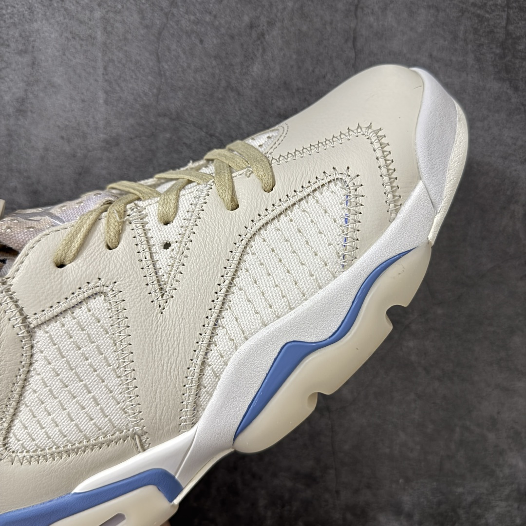 图片[6]-【XP纯原】Atmos x Air Jordan 6 Retro \”Sashiko\” 高帮 奶白蓝刺子绣 AJ6 乔丹6代 aj6 乔6 高邦 星空渐变 米白蓝 乔丹篮球鞋系列 鞋款整体以奶白 原档案数据底模、原厂纸板原楦头、开发版型定型，原盒原包装2022最新原厂版型，同步材料，对照原鞋色卡比对采购 货号：IR7255-110 尺码：40 40.5 41 42 42.5 43 44 44.5 45 46 47.5-选品中心