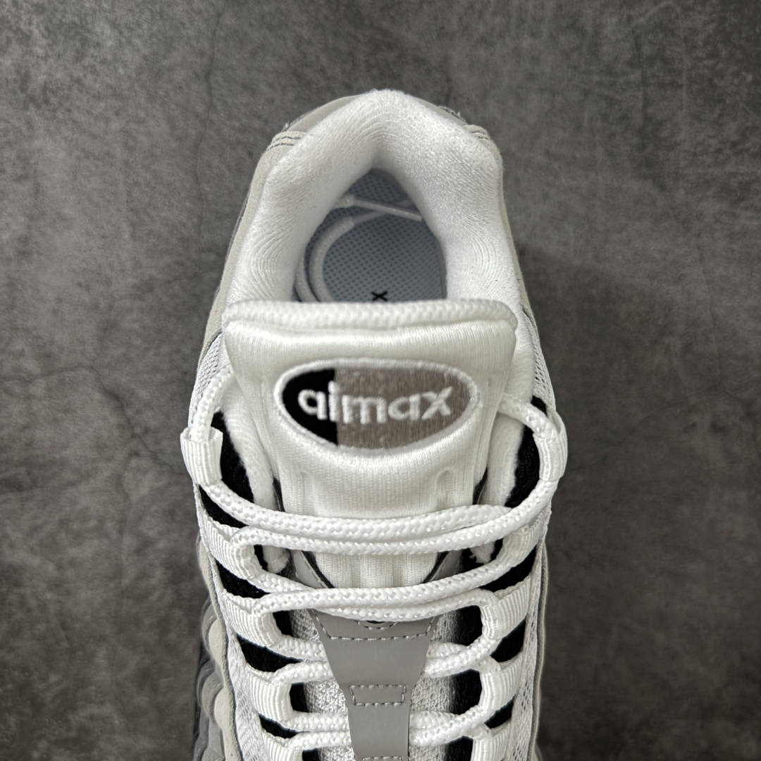 图片[8]-【KZ2.0版本】Nike Air Max 95 黑灰白 货号：HM4740-007 外贸顶级专供 区别先行版 全部配色原鞋原尺码开发生产 极致还原 全部原厂材料一比一打造 一眼ZP既视感 欢迎对比市场版本 尺码：40 40.5 41 42 42.5 43 44 44.5 45 46 46.5 47.5 48 48.5-选品中心