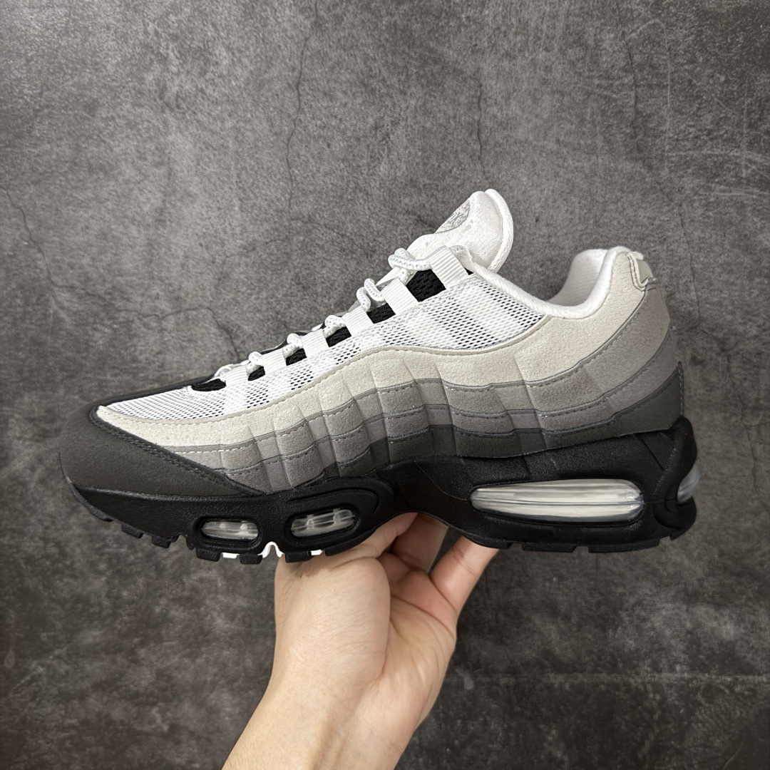 图片[2]-【KZ2.0版本】Nike Air Max 95 黑灰白 货号：HM4740-007 外贸顶级专供 区别先行版 全部配色原鞋原尺码开发生产 极致还原 全部原厂材料一比一打造 一眼ZP既视感 欢迎对比市场版本 尺码：40 40.5 41 42 42.5 43 44 44.5 45 46 46.5 47.5 48 48.5-选品中心