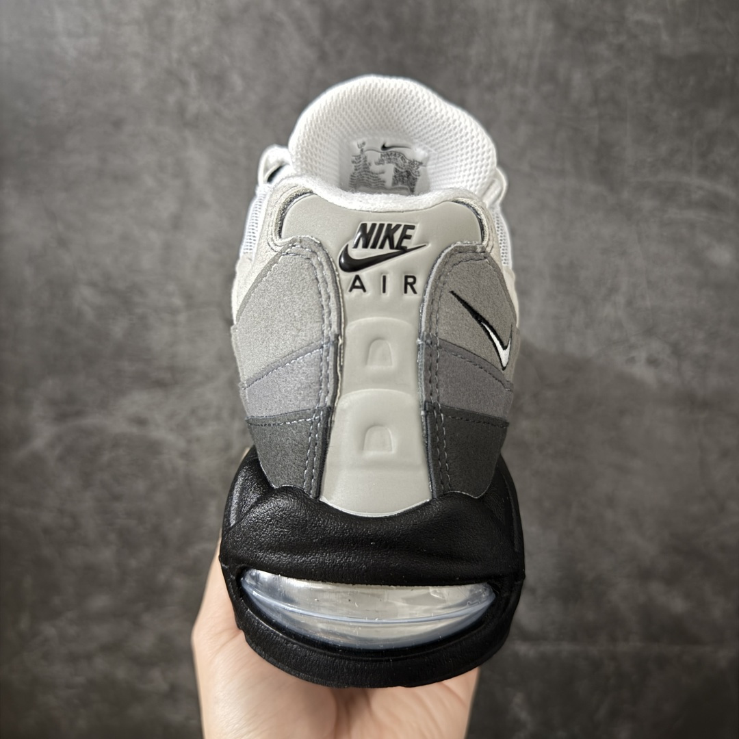 图片[4]-【KZ2.0版本】Nike Air Max 95 黑灰白 货号：HM4740-007 外贸顶级专供 区别先行版 全部配色原鞋原尺码开发生产 极致还原 全部原厂材料一比一打造 一眼ZP既视感 欢迎对比市场版本 尺码：40 40.5 41 42 42.5 43 44 44.5 45 46 46.5 47.5 48 48.5-选品中心