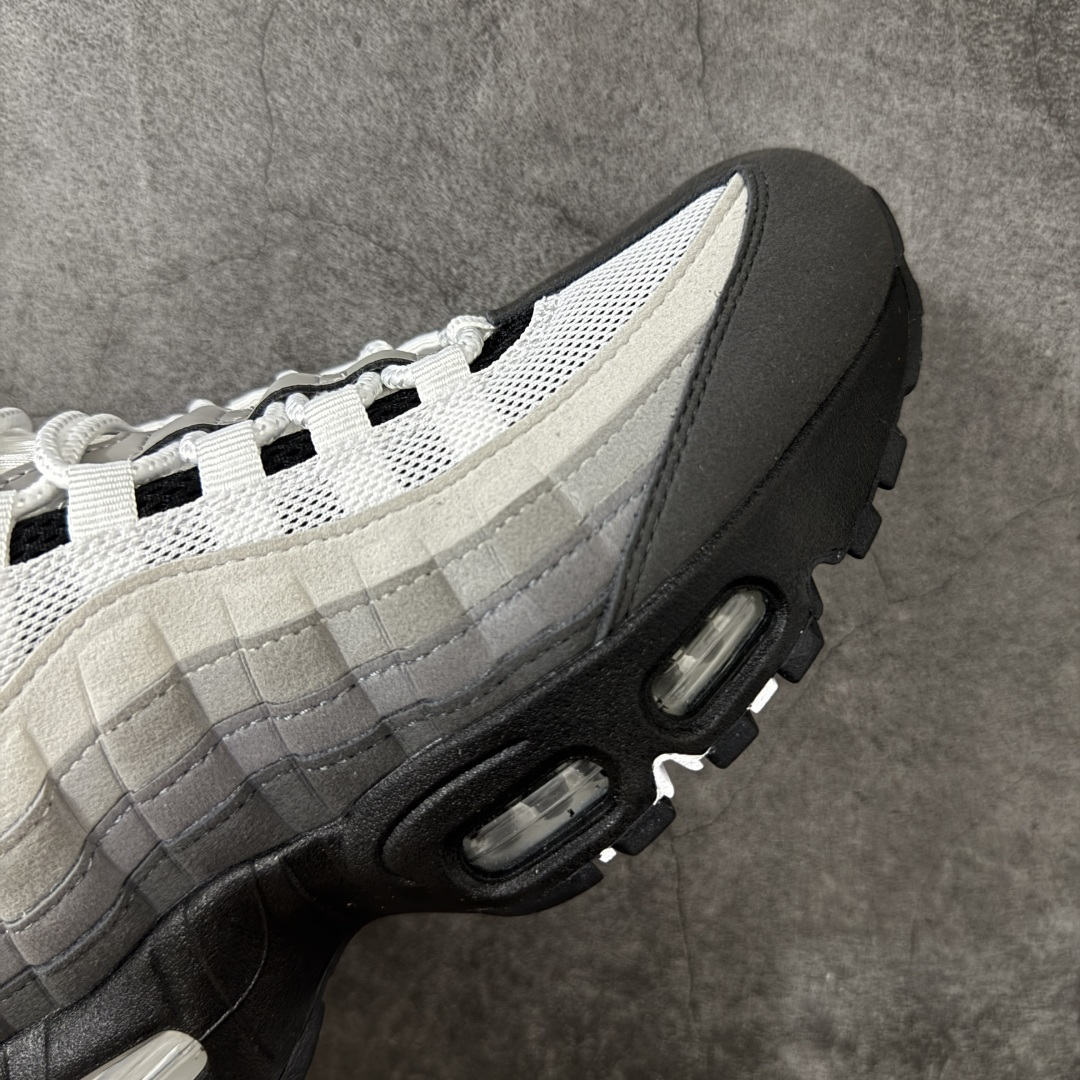 图片[6]-【KZ2.0版本】Nike Air Max 95 黑灰白 货号：HM4740-007 外贸顶级专供 区别先行版 全部配色原鞋原尺码开发生产 极致还原 全部原厂材料一比一打造 一眼ZP既视感 欢迎对比市场版本 尺码：40 40.5 41 42 42.5 43 44 44.5 45 46 46.5 47.5 48 48.5-选品中心