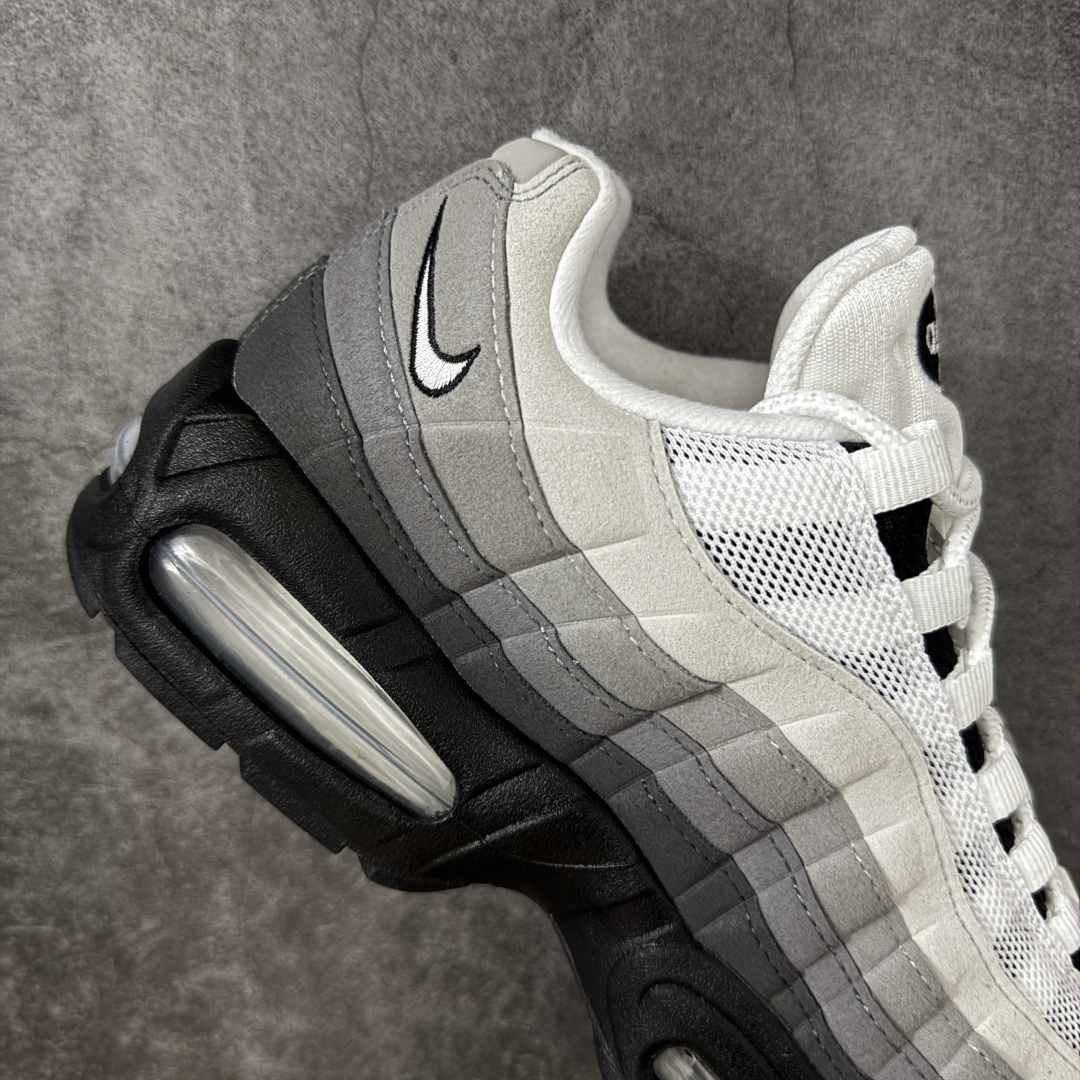 图片[7]-【KZ2.0版本】Nike Air Max 95 黑灰白 货号：HM4740-007 外贸顶级专供 区别先行版 全部配色原鞋原尺码开发生产 极致还原 全部原厂材料一比一打造 一眼ZP既视感 欢迎对比市场版本 尺码：40 40.5 41 42 42.5 43 44 44.5 45 46 46.5 47.5 48 48.5-选品中心