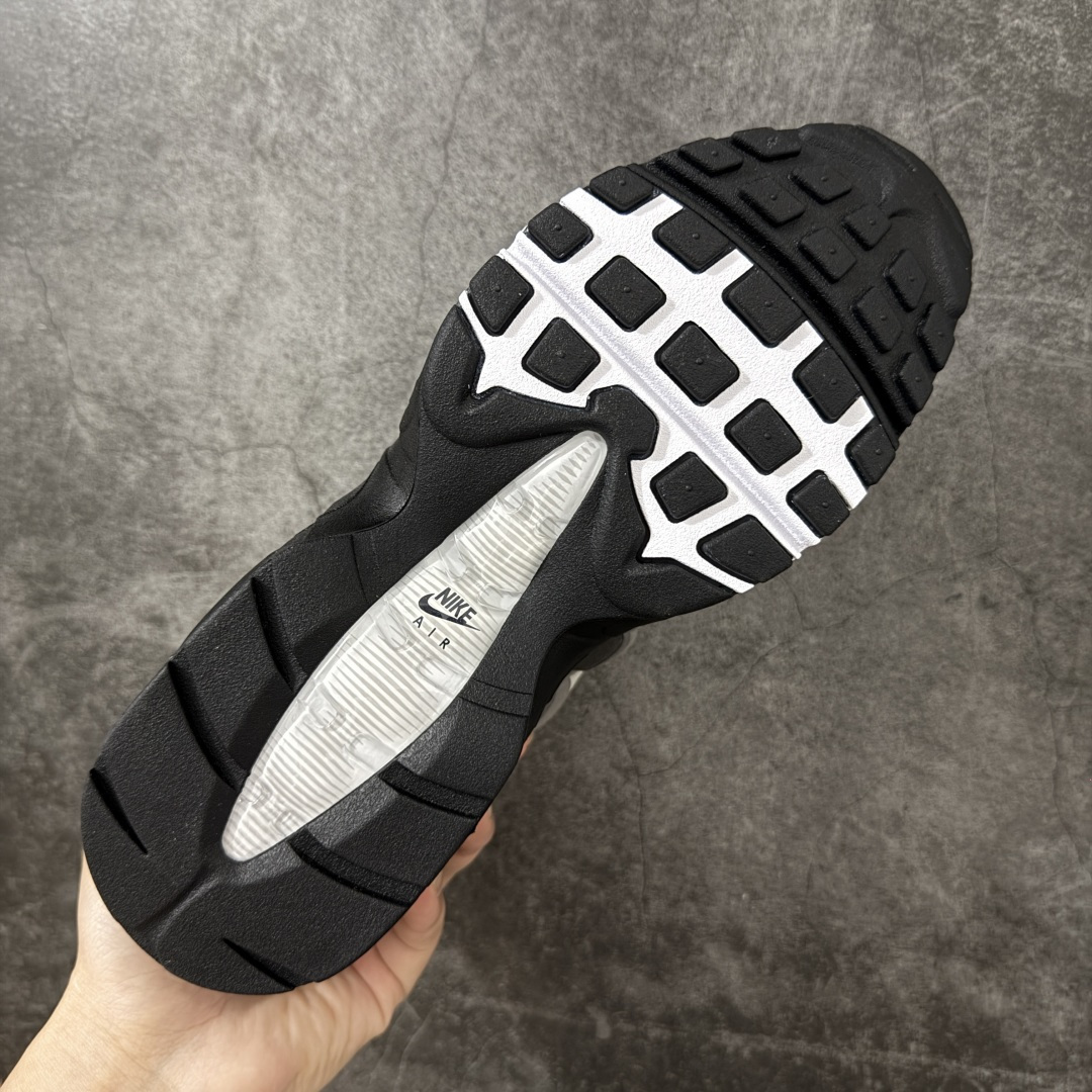 图片[9]-【KZ2.0版本】Nike Air Max 95 黑灰白 货号：HM4740-007 外贸顶级专供 区别先行版 全部配色原鞋原尺码开发生产 极致还原 全部原厂材料一比一打造 一眼ZP既视感 欢迎对比市场版本 尺码：40 40.5 41 42 42.5 43 44 44.5 45 46 46.5 47.5 48 48.5-选品中心