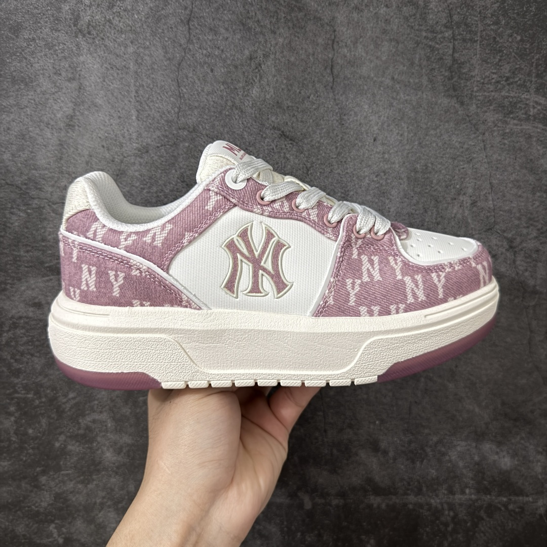 【纯原订单】MLB Chunky Liner Basic NY复古印花学长鞋系列低帮轻量增高厚底百搭休闲运动慢跑鞋板鞋 Korea韩国联名NY美国榄球纽约洋基队限定 市场第一梯队品质 韩国代购版本 MLB专用菱形双针中底布 重点细节中底布带注胶孔 原厂NFC感应吊牌 支持鉴定 一个两位数 原盒原标 全套原楦原纸板原厂数据开发 中韩文保养标贴 绿色防霉片 平台代购专供 独家一比一RB+MD组合大底 高频后跟小人Logo精准对位立体饱满 正确网布加超迁鞋面 转印中底走线紧密 转印Logo工艺表层防刮不掉色 尺码：36 36.5 37.5 38 38.5 39 40-选品中心