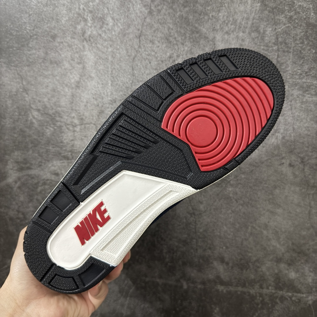 图片[9]-【XP纯原】 Air Jordan × Levi\’s Air Jordan 3 Retro AJ3 李维斯 蓝色蓝黑牛仔 IH7959-400 原楦原纸板开发 确保原汁原味 原厂皮料质感色泽绝无偏差 完美中底拉帮 原厂中底钢印 原档案大底 如假白送 大底纹路 气垫通透度PU的回弹性均百分百还原 原厂电绣鞋舌飞人刺绣针数立体讲究精细欢迎对比正品原鞋 尺码：40 40.5 41 42 42.5 43 44 44.5 45 46 47.5-选品中心