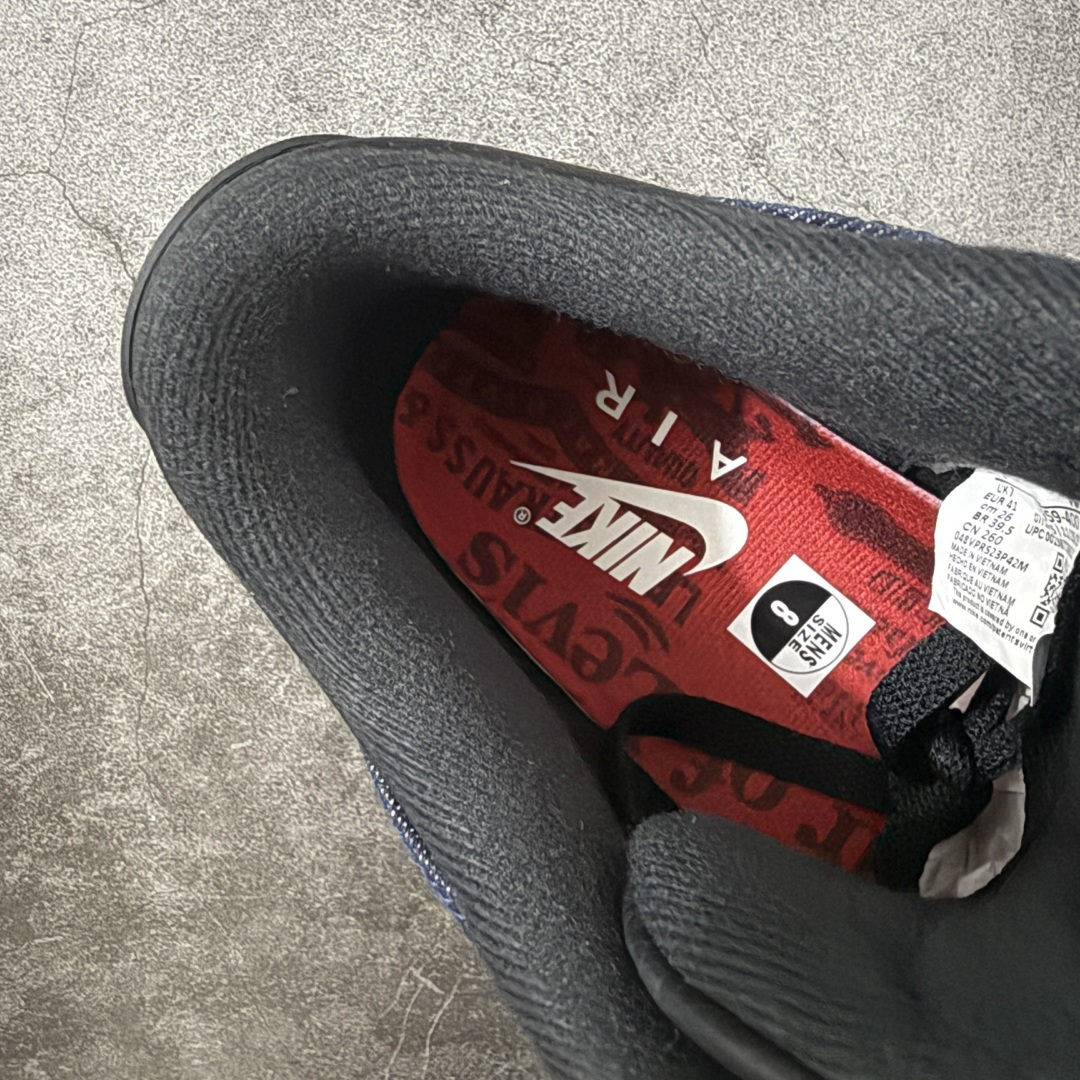 图片[9]-【XP纯原】 Air Jordan × Levi\’s Air Jordan 3 Retro AJ3 李维斯 蓝色蓝黑牛仔 IH7959-400 原楦原纸板开发 确保原汁原味 原厂皮料质感色泽绝无偏差 完美中底拉帮 原厂中底钢印 原档案大底 如假白送 大底纹路 气垫通透度PU的回弹性均百分百还原 原厂电绣鞋舌飞人刺绣针数立体讲究精细欢迎对比正品原鞋 尺码：40 40.5 41 42 42.5 43 44 44.5 45 46 47.5-选品中心