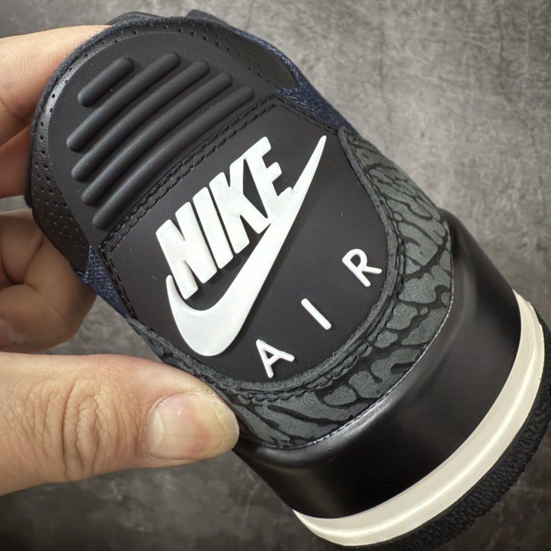 图片[2]-【XP纯原】 Air Jordan × Levi\’s Air Jordan 3 Retro AJ3 李维斯 蓝色蓝黑牛仔 IH7959-400 原楦原纸板开发 确保原汁原味 原厂皮料质感色泽绝无偏差 完美中底拉帮 原厂中底钢印 原档案大底 如假白送 大底纹路 气垫通透度PU的回弹性均百分百还原 原厂电绣鞋舌飞人刺绣针数立体讲究精细欢迎对比正品原鞋 尺码：40 40.5 41 42 42.5 43 44 44.5 45 46 47.5-选品中心