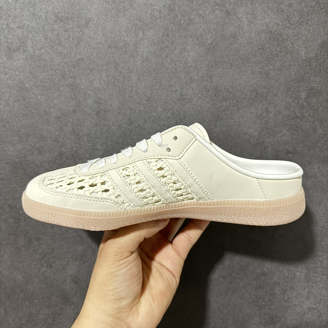 图片[2]-【公司级】Adidas Originals Samba OG Mule 102桑巴舞系列 阿迪达斯 三叶草 低帮休闲拖鞋 货号： KH7719 尺码： 35.5 36 36.5 37 38 38.5 39 40 40.5 41 42 42.5 43 44 45-选品中心