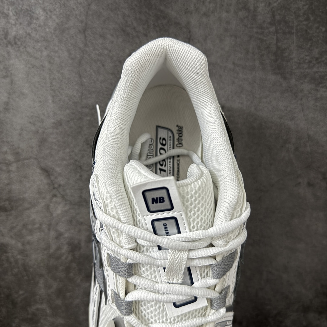 图片[8]-【纯原版】NB新百伦New Balance NB1906 U190643N系列复古老爹风休闲运动慢跑鞋 采用轻质牛剖革拼接透气网眼衬垫织物鞋面材质#T-Beam大底提供足步弓支撑，保持步态稳定#后跟搭载外露缓震胶 鞋身整体以各种深浅不一的灰色覆盖，鞋头以淡蓝色调装饰，网眼衬垫通过不规律的色块实现做旧的美感，泛黄的鞋底更是进一步增添了复古气息。 尺码：36 37 37.5 38 38.5 39.5 40 40.5 41.5 42 42.5 43 44 45 46.5-选品中心
