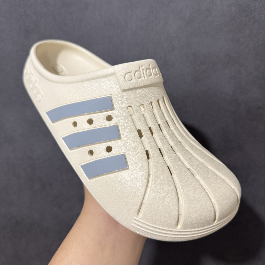 图片[3]-【纯原版】AD Adilette Clogs 外穿一体成型防滑运动拖鞋 JH9848 SEVENTEEN-Mingyu 金珉奎同款 香底秋冬潮拖 全网独家 巨资打造 一码 一模 VS原厂100%环保藻类3D材质 脚感超棉弹且柔软 原数据楦型工程力学开发 MD配比EVA泡棉式原色一体成形鞋模 正确原厂定制原标 1：1模处平整无毛边最高工艺修边处理 正确鞋盒细节 字体清晰 正确盒底字体颜色 硬度大小同步ZP 货号：JH9850 尺码：36.5 38 39 40.5 42 43 44.5 46-选品中心