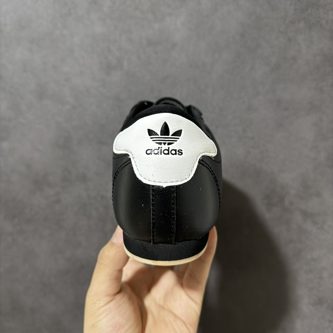 图片[4]-【G版】Jennie穿搭代言款，阿迪达斯Adidas Originals Taekwondo Lace Low”White Black“跆拳道系带系列低帮经典复古薄底休闲运动舒适训练慢跑鞋“皮革白黑生胶底 原楦原纸版开发，采用软质环保纤维革鞋面材质，中底嵌入EVA切片缓震，外置耐磨橡胶鞋底片 底越薄，越时髦！ 型号 JS1193 尺码：36 36.5 37 38 38.5 39 40 40.5 41 42 42.5 43 44 45-选品中心
