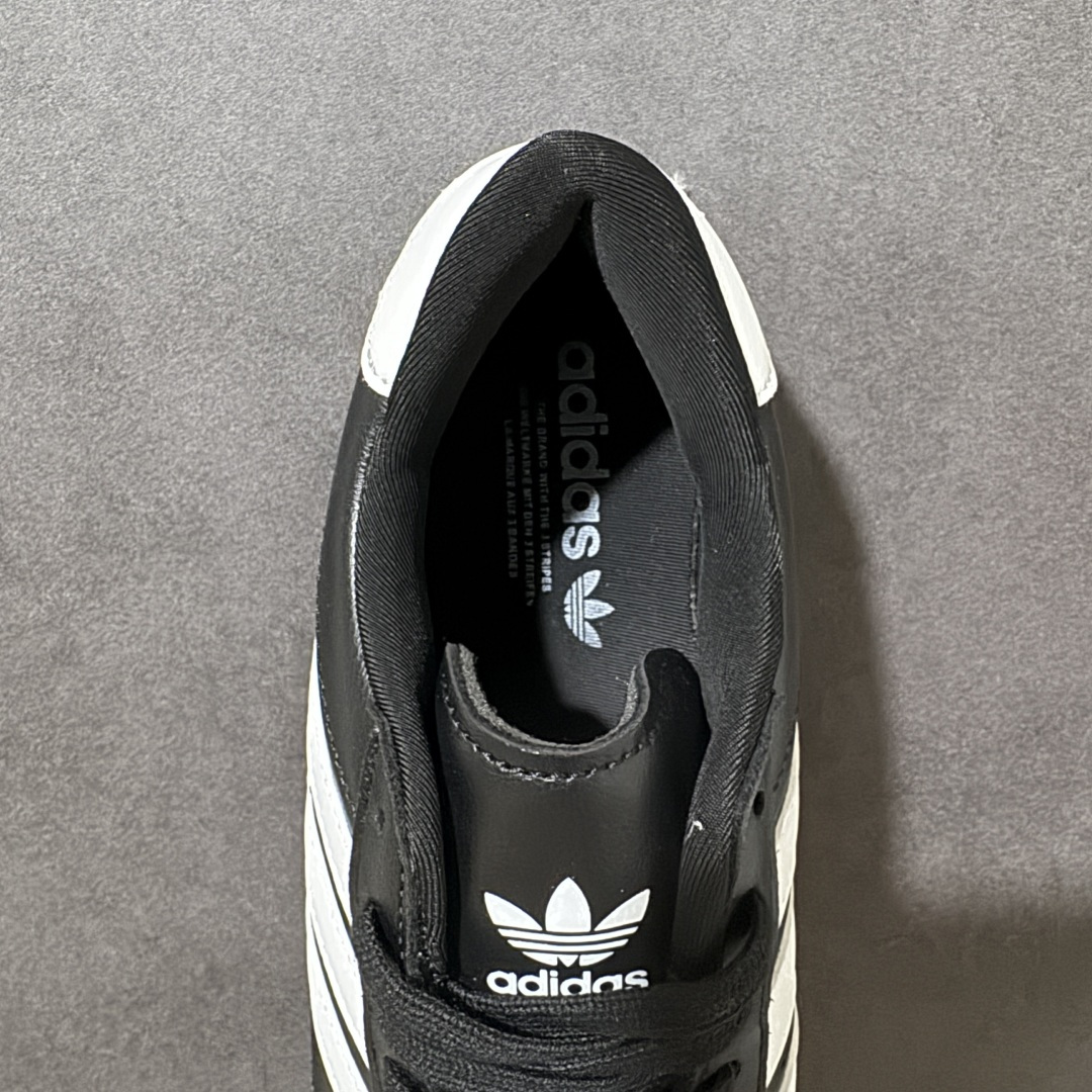 图片[6]-【G版】Jennie穿搭代言款，阿迪达斯Adidas Originals Taekwondo Lace Low”White Black“跆拳道系带系列低帮经典复古薄底休闲运动舒适训练慢跑鞋“皮革白黑生胶底 原楦原纸版开发，采用软质环保纤维革鞋面材质，中底嵌入EVA切片缓震，外置耐磨橡胶鞋底片 底越薄，越时髦！ 型号 JS1193 尺码：36 36.5 37 38 38.5 39 40 40.5 41 42 42.5 43 44 45-选品中心