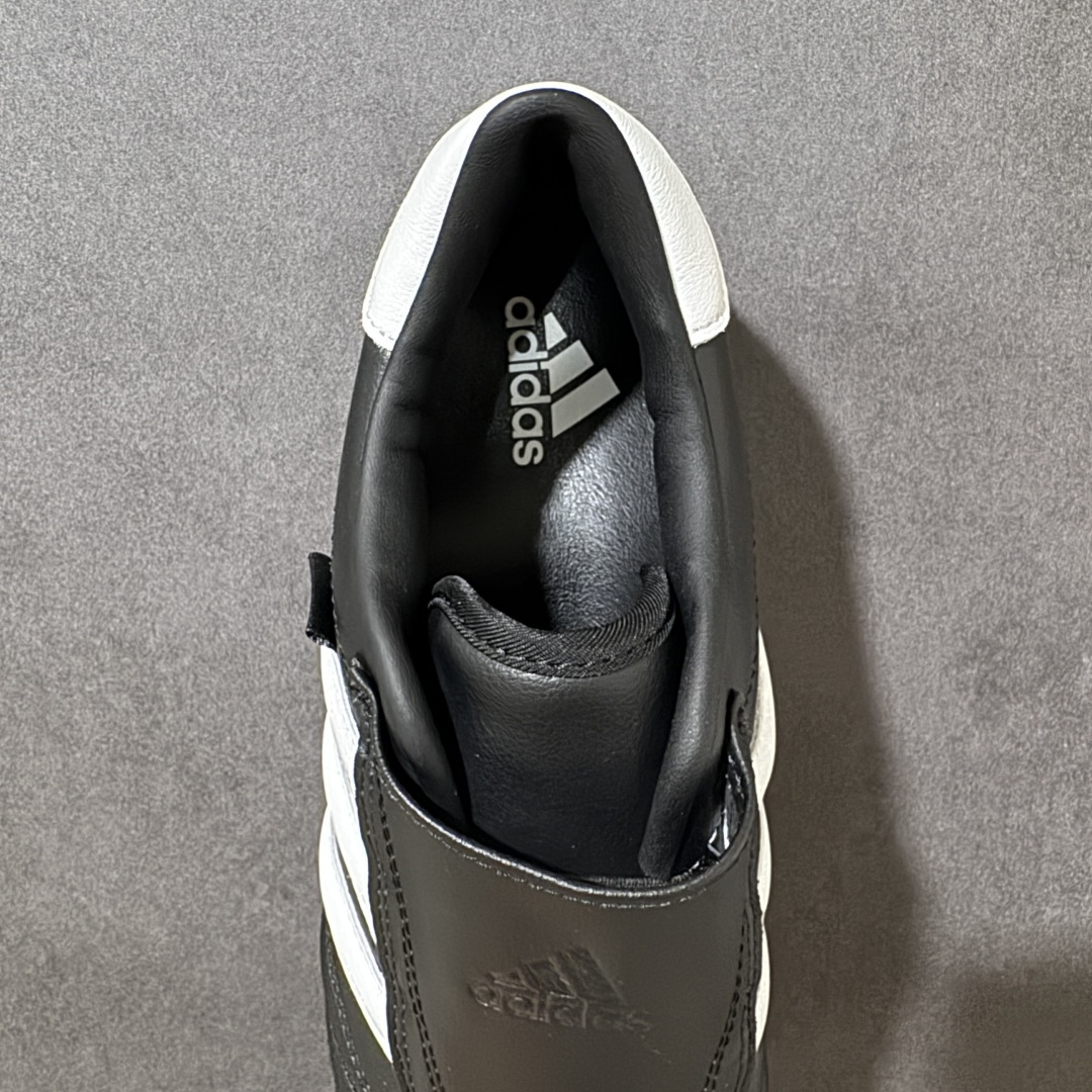 图片[6]-【G版】Jennie穿搭代言款，阿迪达斯Adidas Originals Taekwondo Lace Low”White Black“跆拳道系带系列低帮经典复古薄底休闲运动舒适训练慢跑鞋“皮革白黑生胶底 原楦原纸版开发，采用软质环保纤维革鞋面材质，中底嵌入EVA切片缓震，外置耐磨橡胶鞋底片 底越薄，越时髦！ 型号 JQ4775 尺码：36 36.5 37 38 38.5 39 40 40.5 41 42 42.5 43 44 45-选品中心