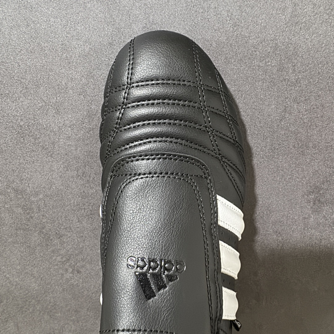 图片[5]-【G版】Jennie穿搭代言款，阿迪达斯Adidas Originals Taekwondo Lace Low”White Black“跆拳道系带系列低帮经典复古薄底休闲运动舒适训练慢跑鞋“皮革白黑生胶底 原楦原纸版开发，采用软质环保纤维革鞋面材质，中底嵌入EVA切片缓震，外置耐磨橡胶鞋底片 底越薄，越时髦！ 型号 JQ4775 尺码：36 36.5 37 38 38.5 39 40 40.5 41 42 42.5 43 44 45-选品中心