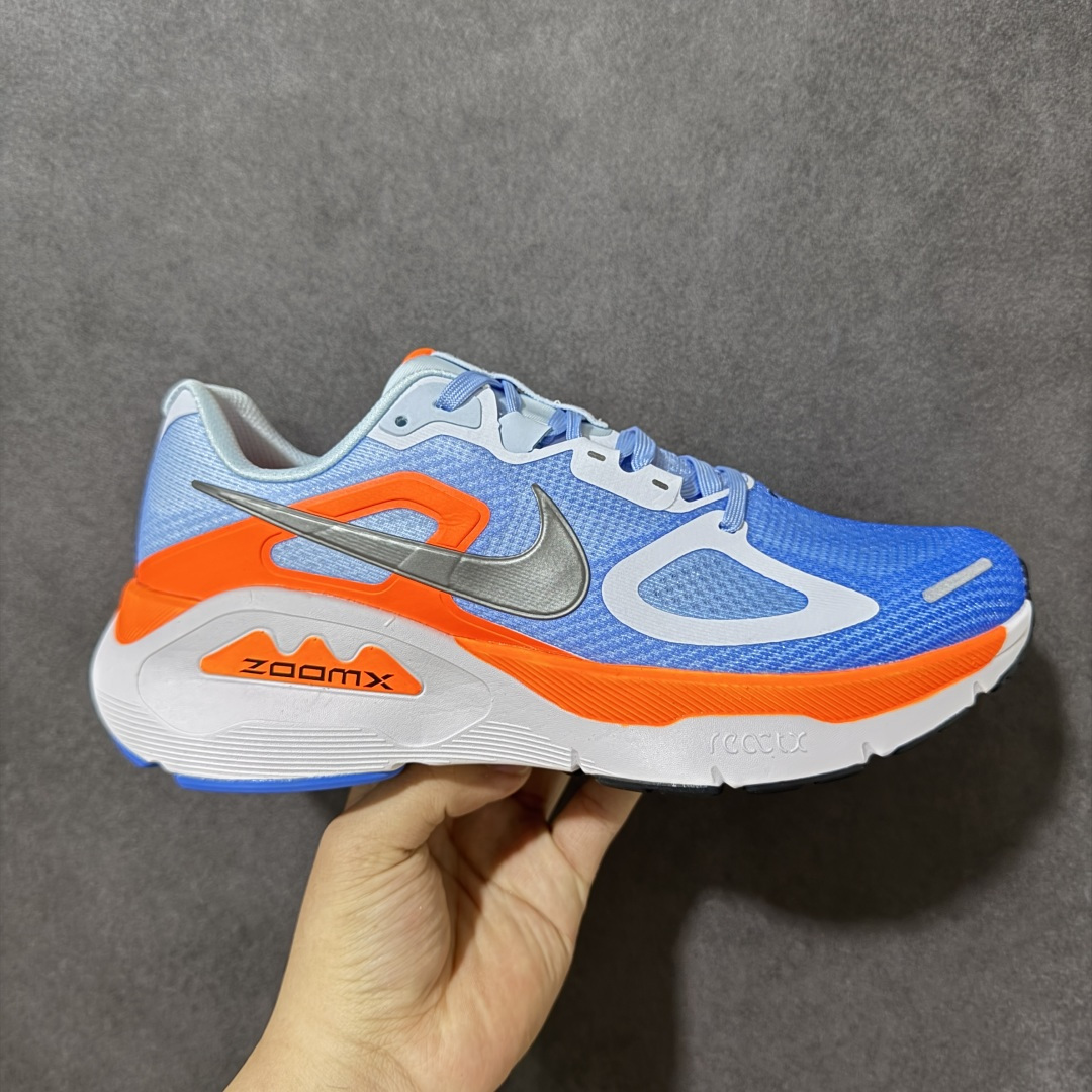 【公司级】NIKE STRUCTURE PLUS 耐克 舒适减震防滑 低帮跑步鞋 全掌ReactX泡绵中底 前掌和后跟还配备了Air Zoom气垫单元 据说跑起来更快更舒适哦 这次最大的升级点 首次引入了ReactX泡绵 货号: HQ3048-400 尺码: 40-45-选品中心
