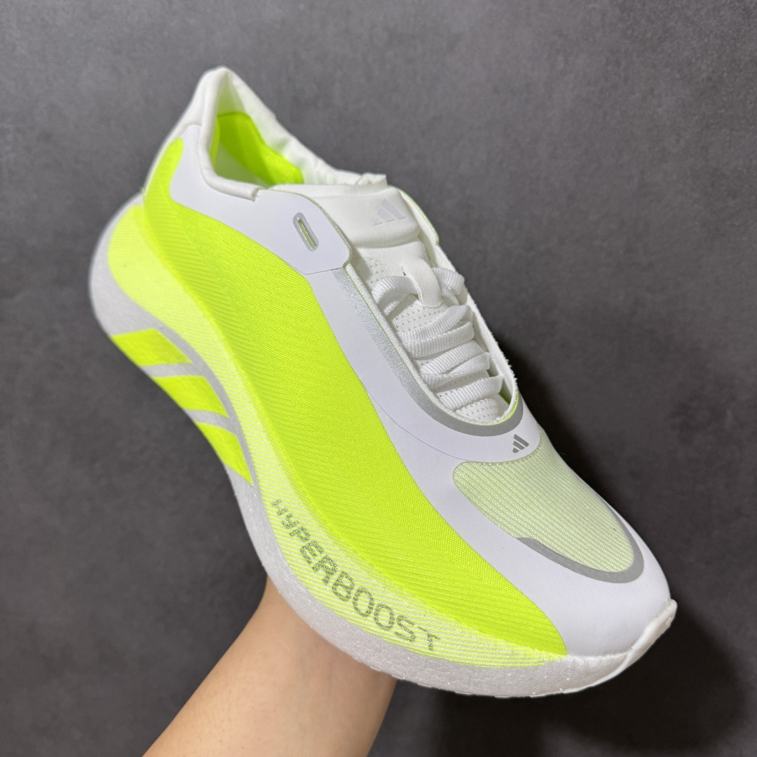 图片[3]-【公司级】AD Hyper Boost Edge M 轻量竞速运动跑鞋 CELERMESH针织网面非常轻薄 纤维间的缝隙很大 可以保证跑步时的透气、排汗效果 鞋舌直接与两侧的内衬和鞋底连接在一起 在跑步过程中不会被鞋舌的左右移动所困扰 在标准鞋带孔的基础上再拓宽一组鞋带孔 适合不同脚型的需求 突破性 EnergyRods 技术，有助于跑者实现更好的成绩 中底独特的LIGHTSTRIKE PRO泡棉材质 微弹感觉在跑步过程中给予了良好的支撑体验 对于顶级精英和高水平进阶跑者来说是一双值得信赖的竞速比赛用鞋 货号：KJ0752 尺码：40-45带半码-选品中心