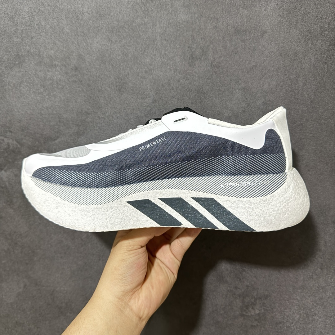 图片[2]-【公司级】AD Hyper Boost Edge M 轻量竞速运动跑鞋 CELERMESH针织网面非常轻薄 纤维间的缝隙很大 可以保证跑步时的透气、排汗效果 鞋舌直接与两侧的内衬和鞋底连接在一起 在跑步过程中不会被鞋舌的左右移动所困扰 在标准鞋带孔的基础上再拓宽一组鞋带孔 适合不同脚型的需求 突破性 EnergyRods 技术，有助于跑者实现更好的成绩 中底独特的LIGHTSTRIKE PRO泡棉材质 微弹感觉在跑步过程中给予了良好的支撑体验 对于顶级精英和高水平进阶跑者来说是一双值得信赖的竞速比赛用鞋 货号：HQ9528 尺码：36-45带半码-选品中心