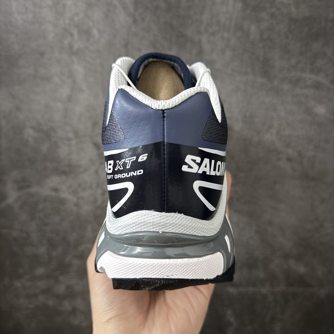 图片[4]-【GD纯原】SALOMON XT-6 萨洛蒙潮流越野机能户外功能鞋 478640 全新版本出货 好货不怕晚 品质 细节 材料都是肉眼可以见！ 售前售后也是其它工厂无法匹敌！ 纯原外贸平台特供订单 耗时半年巨作 全套原纸板楦头开发 原厂特供网布配套加持 确保原汁原味 完美呈现版型 原档数据独家私模五层组合大底 原装Ortholite轻量化鞋垫 中底布带钢印编号 原厂TPU锁扣 进口港宝加持 后跟自然饱满 还原公司包裹性 鞋面以“锯齿”状的包裹系统呈现 在基色底之下加入了各种色点缀 将公司的最新技术和时尚前卫的造型融入耐用的长跑款式中 鞋面由 TPU 薄膜制成 并焊接在高耐磨网眼上 使其既时尚又坚固 由 ACS底盘支撑 可增强稳定性和支撑力 以及由橡胶凸耳 Contragrip外底覆盖的 EVA 缓冲中底 旨在应对崎岖的地形 鞋舌上的彩色Salomon 标签、Quicklace 系统以及鞋头、鞋舌和鞋跟上的附加品牌使细节更加完美 让穿着者可以轻松驾驭户外与通勤下的任何运动生活场景 无缝鞋身户外随意纵横 颜值与脚感兼备 出街通勤 绝对非常吸睛 你值得拥有 尺码：36 36.5 37.5 38 38.5 39 40 40.5 41 42 42.5 43 44 44.5 45-选品中心