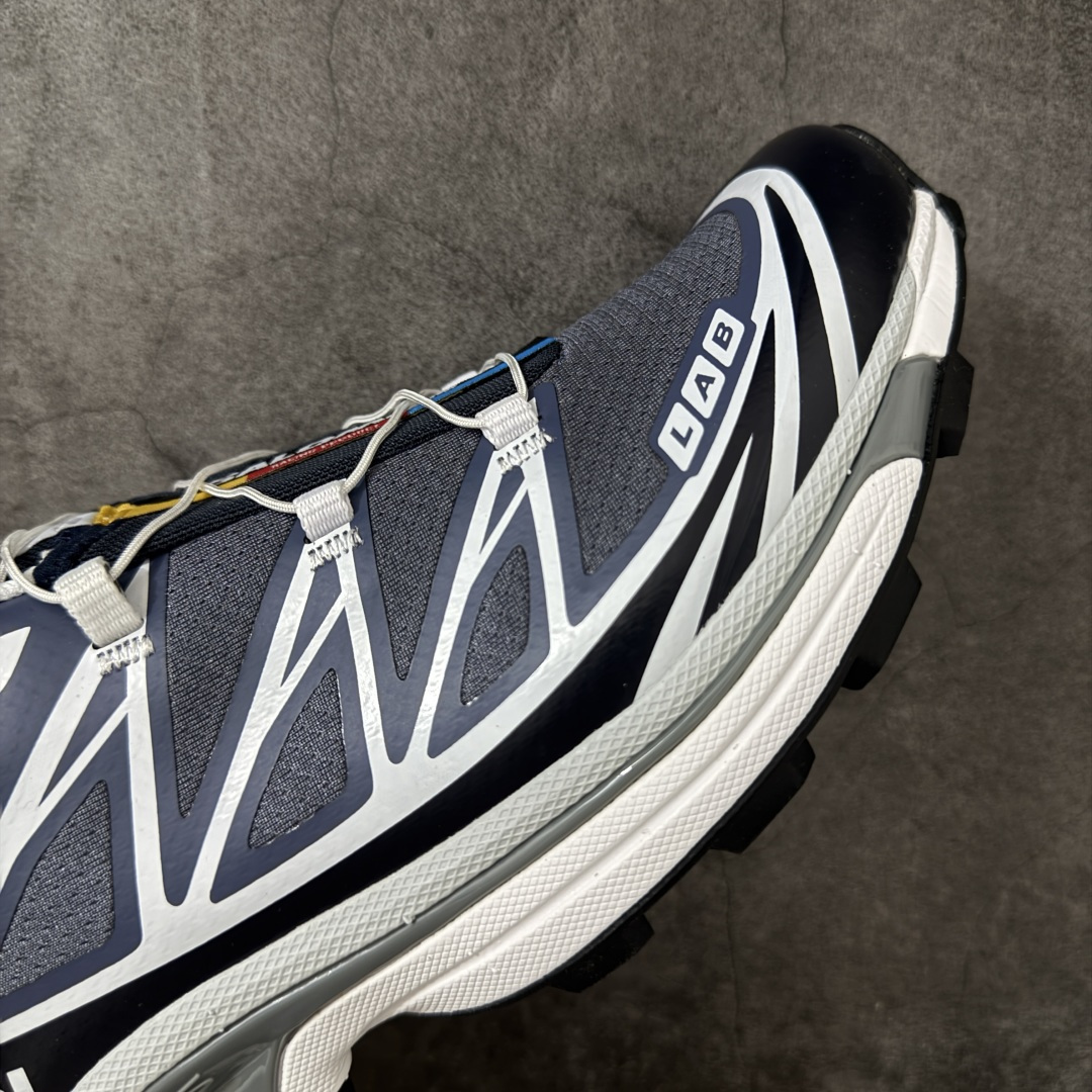 图片[6]-【GD纯原】SALOMON XT-6 萨洛蒙潮流越野机能户外功能鞋 478640 全新版本出货 好货不怕晚 品质 细节 材料都是肉眼可以见！ 售前售后也是其它工厂无法匹敌！ 纯原外贸平台特供订单 耗时半年巨作 全套原纸板楦头开发 原厂特供网布配套加持 确保原汁原味 完美呈现版型 原档数据独家私模五层组合大底 原装Ortholite轻量化鞋垫 中底布带钢印编号 原厂TPU锁扣 进口港宝加持 后跟自然饱满 还原公司包裹性 鞋面以“锯齿”状的包裹系统呈现 在基色底之下加入了各种色点缀 将公司的最新技术和时尚前卫的造型融入耐用的长跑款式中 鞋面由 TPU 薄膜制成 并焊接在高耐磨网眼上 使其既时尚又坚固 由 ACS底盘支撑 可增强稳定性和支撑力 以及由橡胶凸耳 Contragrip外底覆盖的 EVA 缓冲中底 旨在应对崎岖的地形 鞋舌上的彩色Salomon 标签、Quicklace 系统以及鞋头、鞋舌和鞋跟上的附加品牌使细节更加完美 让穿着者可以轻松驾驭户外与通勤下的任何运动生活场景 无缝鞋身户外随意纵横 颜值与脚感兼备 出街通勤 绝对非常吸睛 你值得拥有 尺码：36 36.5 37.5 38 38.5 39 40 40.5 41 42 42.5 43 44 44.5 45-选品中心