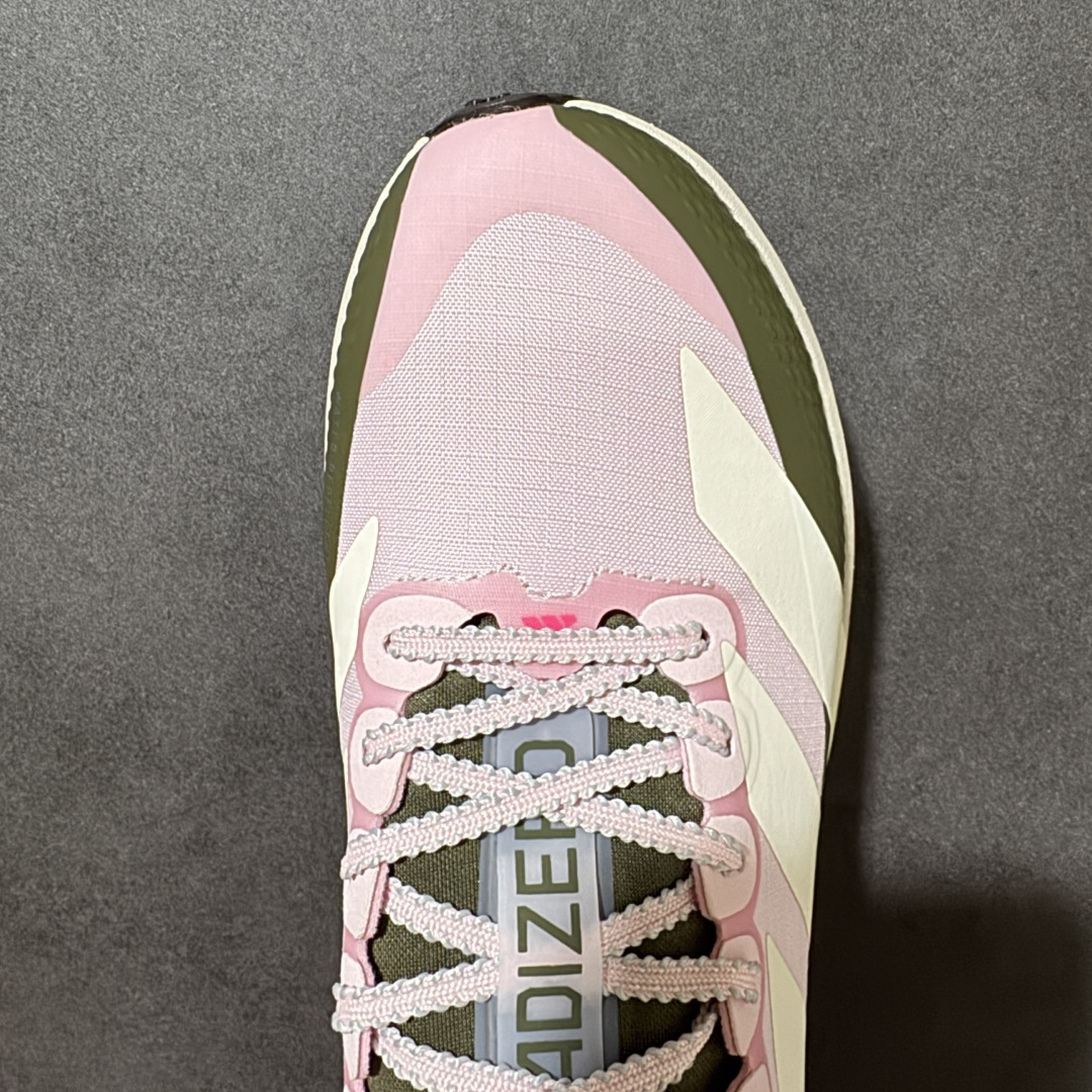 图片[5]-【公司级】AD ADIZERO EVO SL ATR 阿迪超轻透气缓震跑鞋 以令人难以置信的138克重量，刷新了跑鞋轻量化的记录，阿迪在材料科学和工艺技术上的深厚积累。 全新鞋款采用Lightweight Upper材料，让穿着者几乎能够体验到一种\”裸足\”的感觉 货号：KI5180 尺码：36-45带半码-选品中心