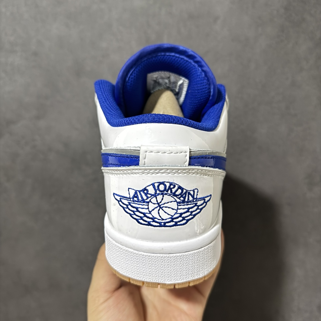 图片[4]-【公司级】Nike Jordan Air Jordan 1 SE 经典舒适 透气支撑 低帮 复古篮球鞋 男女同款 颜色；白蓝 ​货号；IQ0400-100 ​尺码；36-46（带半码）-选品中心