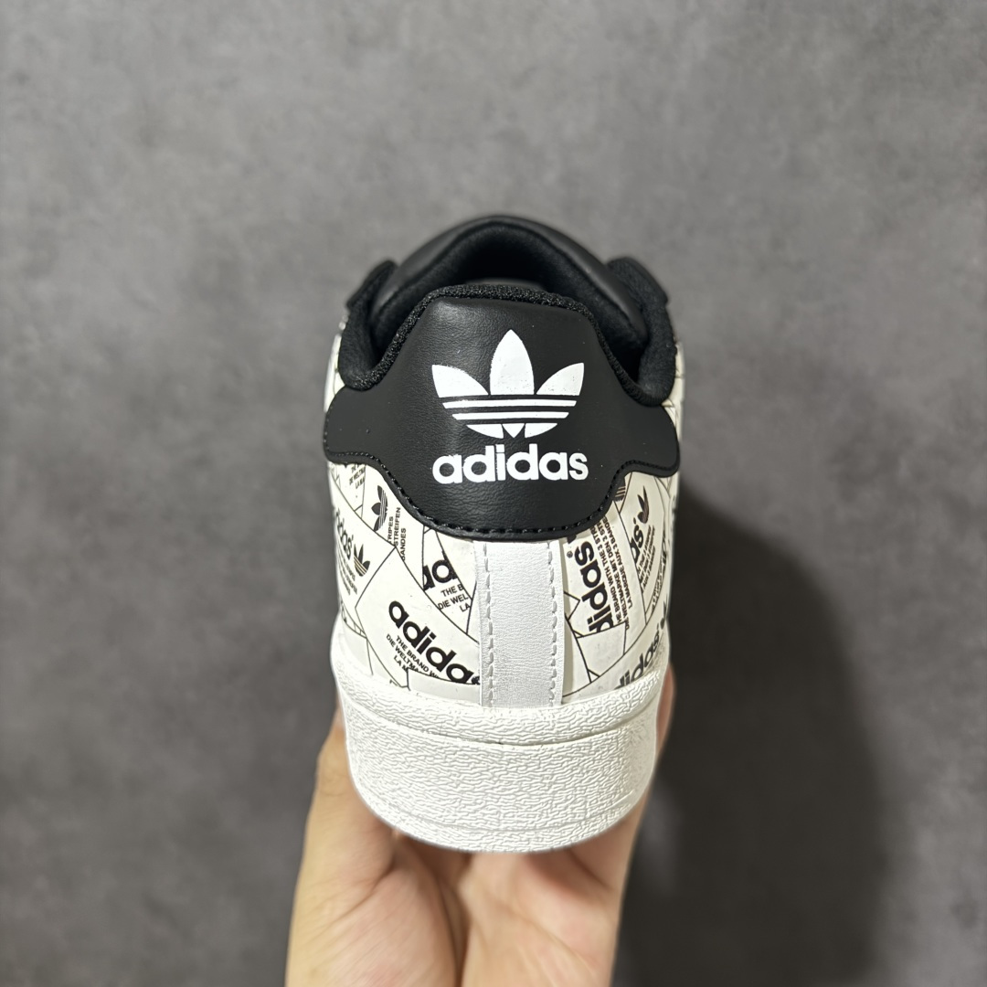 图片[4]-【H11顶级头层版】adidas originals Superstar 2 贝壳头 简约经典 舒适时尚 复古板鞋 男女同款 黑白 货号：FV2819 全新升级版 皮料改进至头层原厂皮 原盒 原底原料 开模打造 原厂织唛鞋标 高精密准度 原楦原纸板开发 匹配原版98%以上 后跟垫棉独家呈现 反口里弧度正确 原厂鞋垫 背胶 后跟电绣针数 与正品一致 原厂皮料 原厂车缝线 质感无敌 皮料切割干净 无任何毛边 清洁度细节完美 进口港宝加持 后跟自然饱满 还原公司包裹性 鞋面采用原装数据贴合技术 全方位贴合包裹脚型 鞋跟部鞋底牵引设计 提供强大的抓地性能 更适应不同实战场地路面 尺码：35.5 36 36.5 37.5 38 38.5 39 40 40.5 41 42 42.5 43 44 45-选品中心