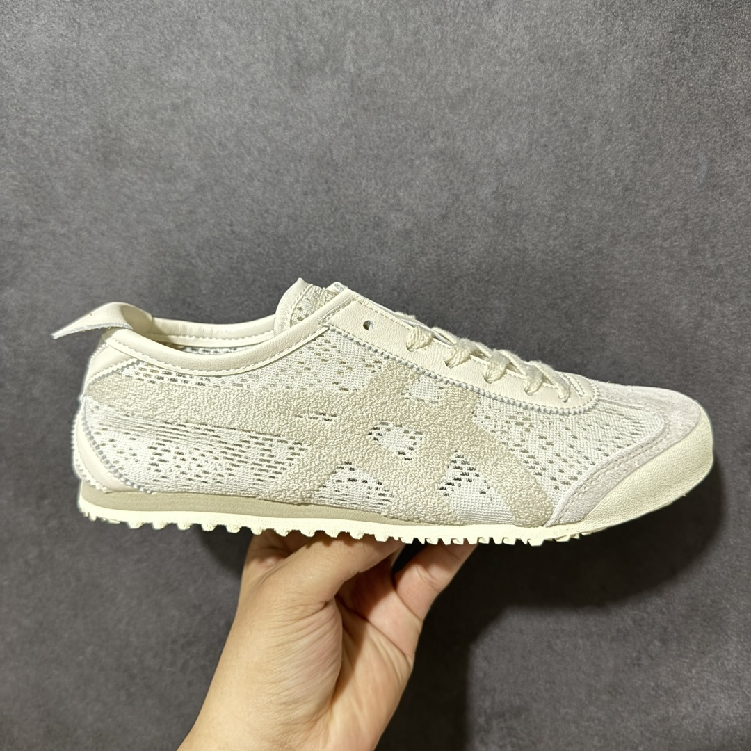 【公司级】渠道特供 Onitsuka Tiger鬼塚虎 MEXICO 66 米色蕾丝 货号:1183C563-200 尺码:36 36.5 37.5 38 38.5 39 40 40.5 41 42 42.5 43 44 44.5 45-选品中心