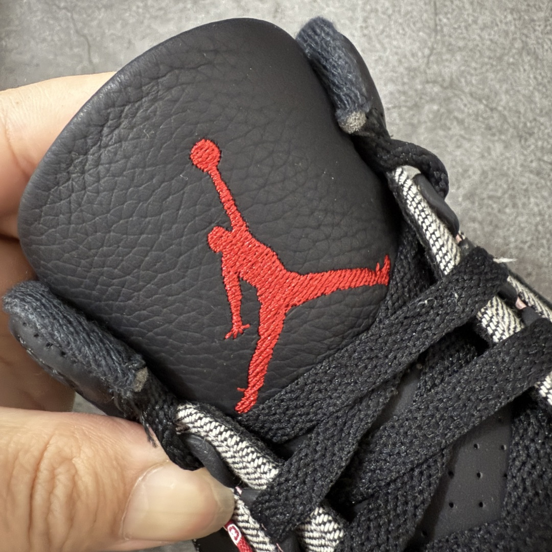 图片[6]-【原厂版】Air Jordan aj3 Retro Levi\’s All-Star 联名系列篮球鞋，李维斯牛仔白蓝 IR0914-400，丹宁牛仔布 + 荔枝纹皮革拼接 原厂皮料 原装细纹磨砂爆裂纹 原楦原纸板开发 确保原汁原味 原厂皮料质感色泽绝无偏差 完美中底拉帮 原厂中底钢印 原档案大底 如假白送 大底纹路 气垫通透度PU的回弹性均百分百还原 原厂电绣鞋舌飞人刺绣针数立体讲究精细欢迎对比正品原鞋 尺码：40-47.5-选品中心