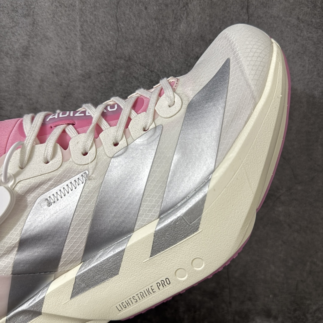 图片[6]-【NO.1纯原】Adidas Adizero Adios Pro 4 M竞训跑步鞋 JQ4445 市场独一档品质 区别所有版本 原鞋购入开发数月 原材料 原档案打造 细节版型一比一 独立双层组合底私模.超软弹发泡超临界底 搭配ENERGYRODS 2.0真碳柱，每一步都动力满满 鞋面用的是Lightlock技术，轻透又贴合，就像给脚定制的一样。 中底是全掌Lightstrike Pro泡棉，软弹感超绝 真正一比一还原真实脚感💪🏻 尺码：36 36.5 37 38 38.5 39 40 40.5 41 42 42.5 43 44 44.5 45 46-选品中心