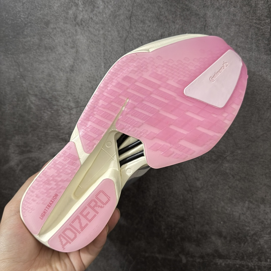 图片[9]-【NO.1纯原】Adidas Adizero Adios Pro 4 M竞训跑步鞋 JQ4445 市场独一档品质 区别所有版本 原鞋购入开发数月 原材料 原档案打造 细节版型一比一 独立双层组合底私模.超软弹发泡超临界底 搭配ENERGYRODS 2.0真碳柱，每一步都动力满满 鞋面用的是Lightlock技术，轻透又贴合，就像给脚定制的一样。 中底是全掌Lightstrike Pro泡棉，软弹感超绝 真正一比一还原真实脚感💪🏻 尺码：36 36.5 37 38 38.5 39 40 40.5 41 42 42.5 43 44 44.5 45 46-选品中心