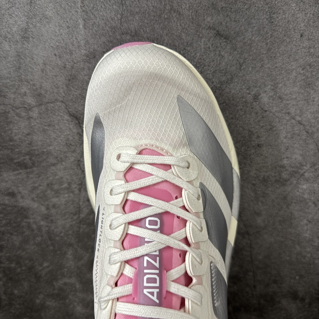 图片[5]-【NO.1纯原】Adidas Adizero Adios Pro 4 M竞训跑步鞋 JQ4445 市场独一档品质 区别所有版本 原鞋购入开发数月 原材料 原档案打造 细节版型一比一 独立双层组合底私模.超软弹发泡超临界底 搭配ENERGYRODS 2.0真碳柱，每一步都动力满满 鞋面用的是Lightlock技术，轻透又贴合，就像给脚定制的一样。 中底是全掌Lightstrike Pro泡棉，软弹感超绝 真正一比一还原真实脚感💪🏻 尺码：36 36.5 37 38 38.5 39 40 40.5 41 42 42.5 43 44 44.5 45 46-选品中心