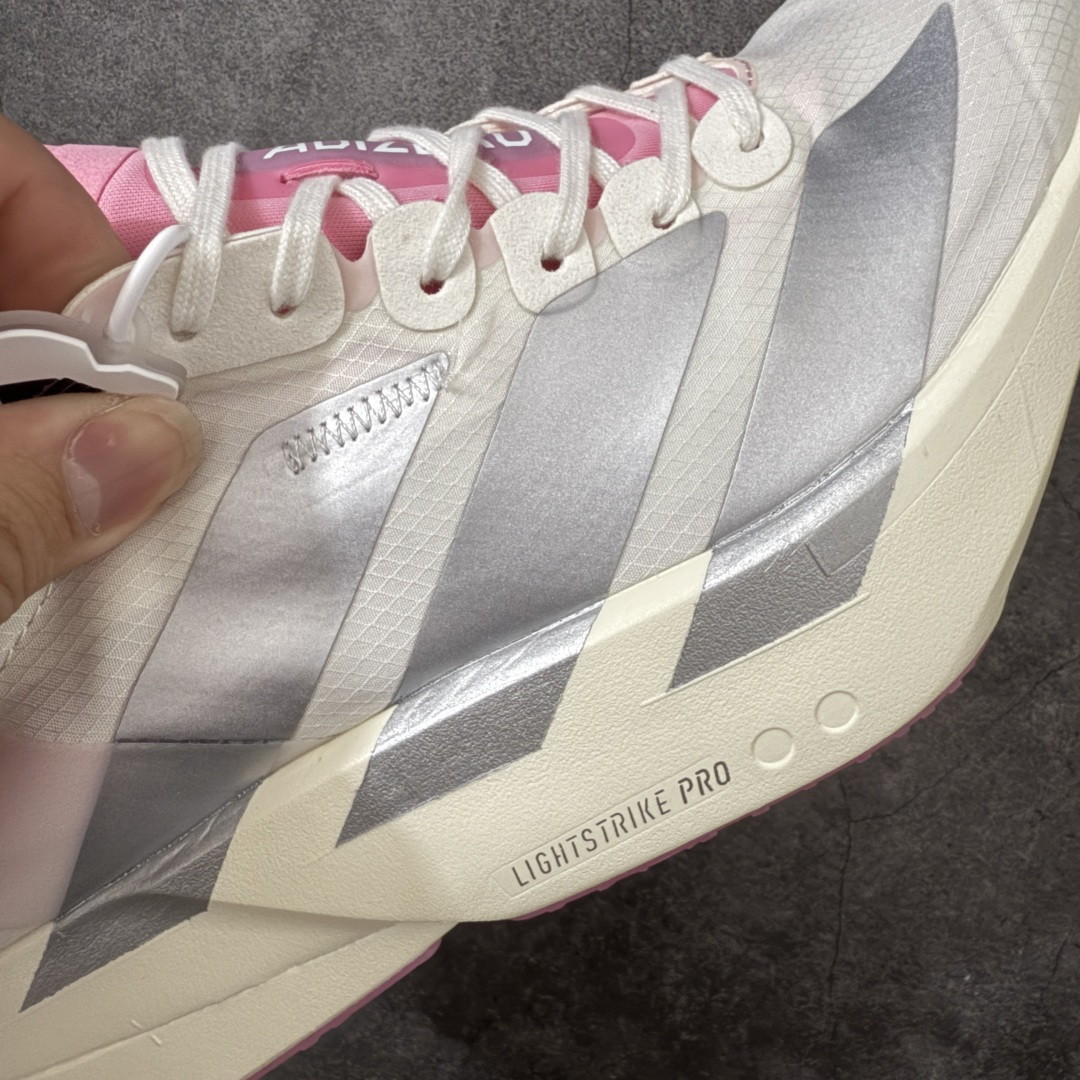 图片[4]-【NO.1纯原】Adidas Adizero Adios Pro 4 M竞训跑步鞋 JQ4445 市场独一档品质 区别所有版本 原鞋购入开发数月 原材料 原档案打造 细节版型一比一 独立双层组合底私模.超软弹发泡超临界底 搭配ENERGYRODS 2.0真碳柱，每一步都动力满满 鞋面用的是Lightlock技术，轻透又贴合，就像给脚定制的一样。 中底是全掌Lightstrike Pro泡棉，软弹感超绝 真正一比一还原真实脚感💪🏻 尺码：36 36.5 37 38 38.5 39 40 40.5 41 42 42.5 43 44 44.5 45 46-选品中心