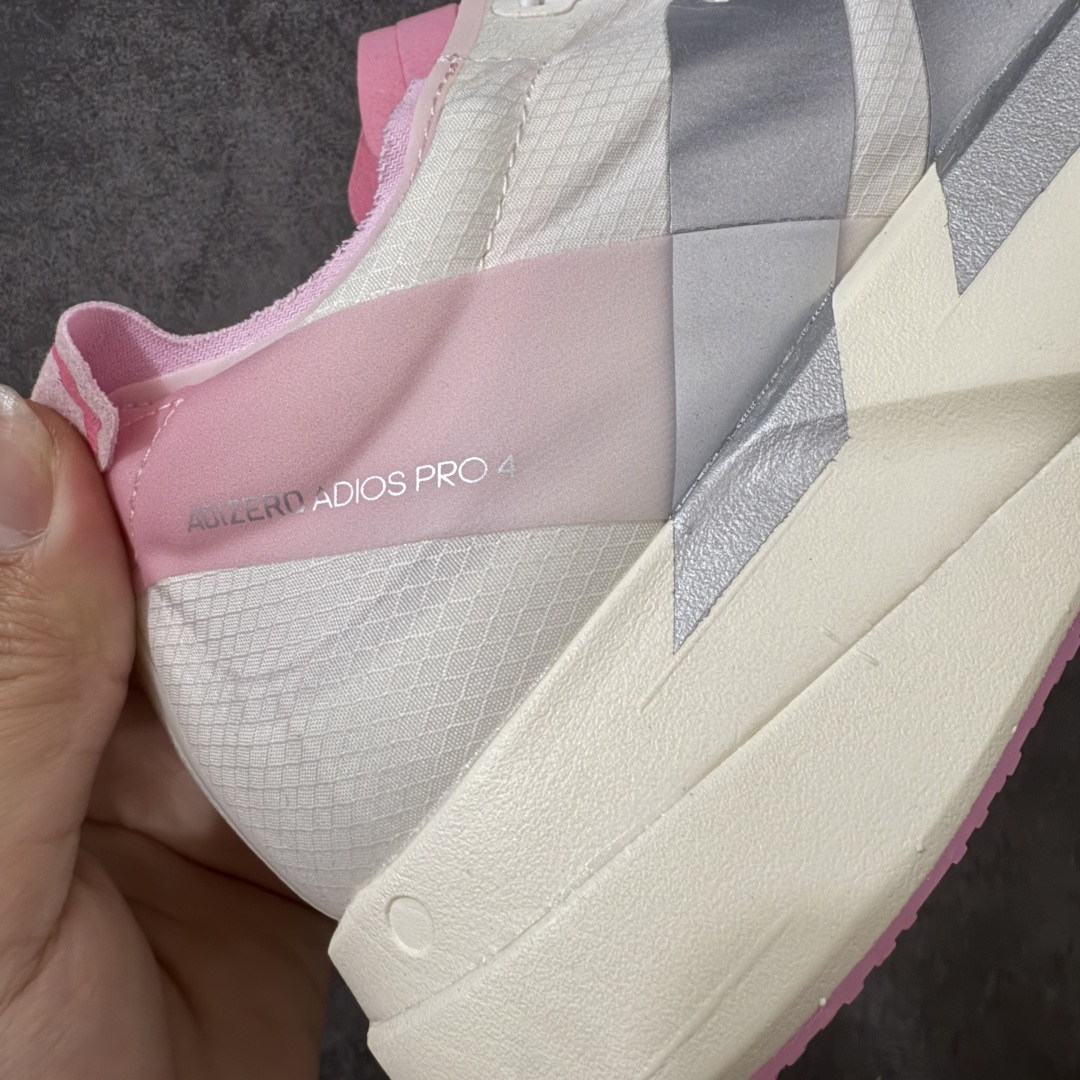 图片[3]-【NO.1纯原】Adidas Adizero Adios Pro 4 M竞训跑步鞋 JQ4445 市场独一档品质 区别所有版本 原鞋购入开发数月 原材料 原档案打造 细节版型一比一 独立双层组合底私模.超软弹发泡超临界底 搭配ENERGYRODS 2.0真碳柱，每一步都动力满满 鞋面用的是Lightlock技术，轻透又贴合，就像给脚定制的一样。 中底是全掌Lightstrike Pro泡棉，软弹感超绝 真正一比一还原真实脚感💪🏻 尺码：36 36.5 37 38 38.5 39 40 40.5 41 42 42.5 43 44 44.5 45 46-选品中心